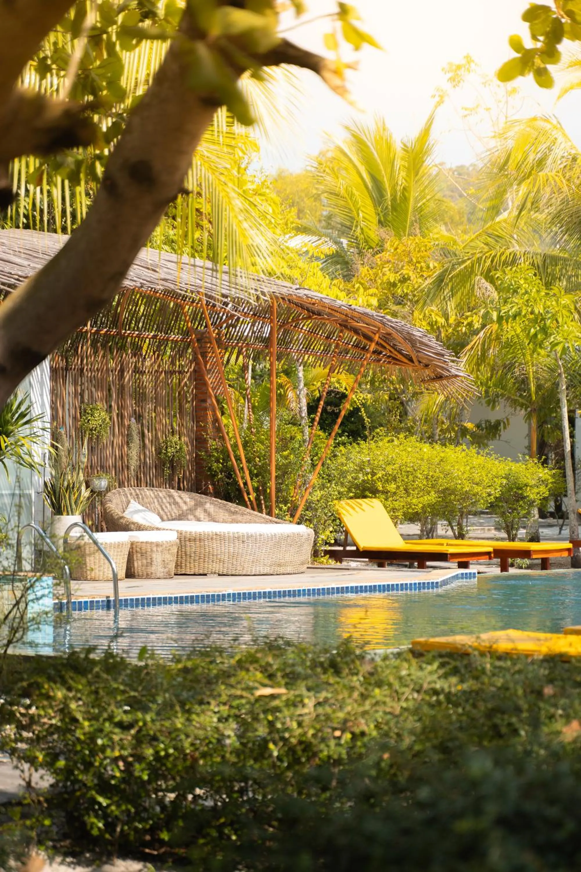 Pool view in Long Set Resort