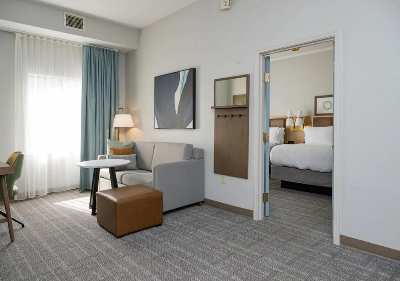 Living room, Bed in Staybridge Suites Jackson by IHG