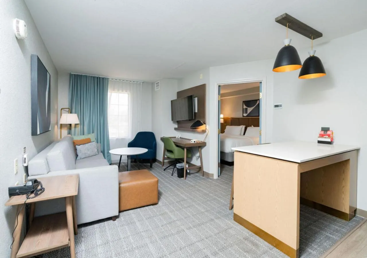 Living room, Bed in Staybridge Suites Jackson by IHG