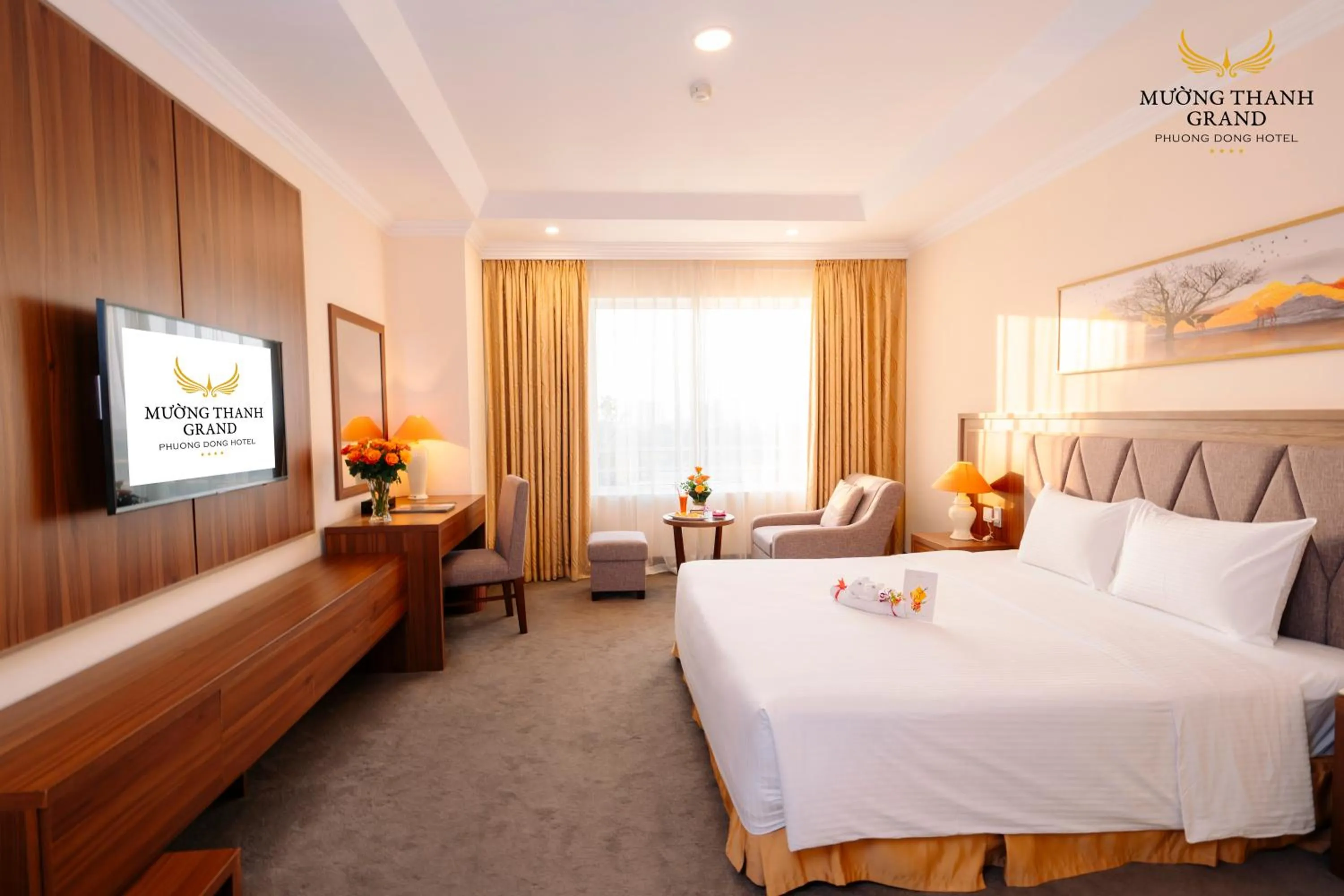 Bedroom, Bed in Muong Thanh Grand Phuong Dong