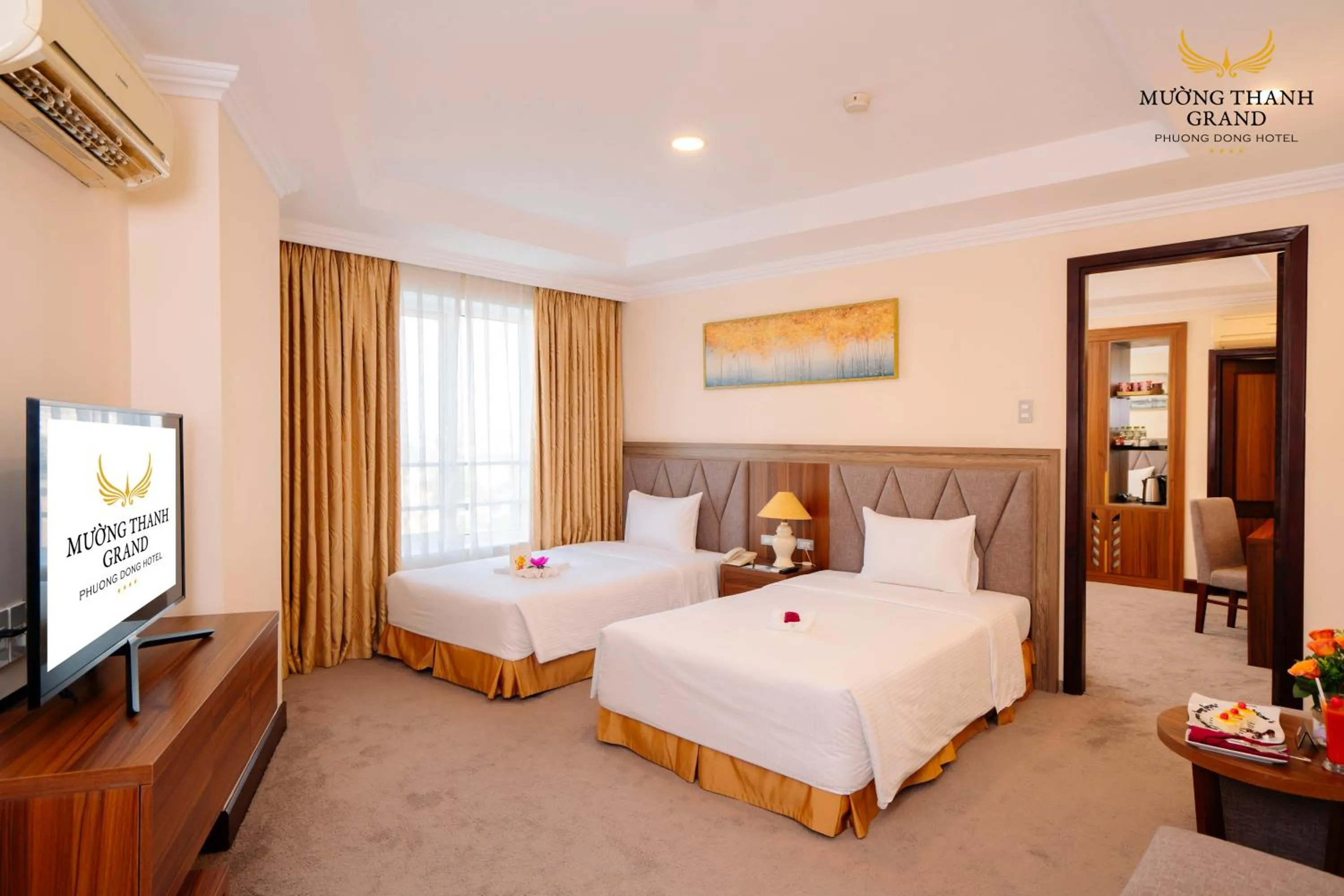 Photo of the whole room, Bed in Muong Thanh Grand Phuong Dong