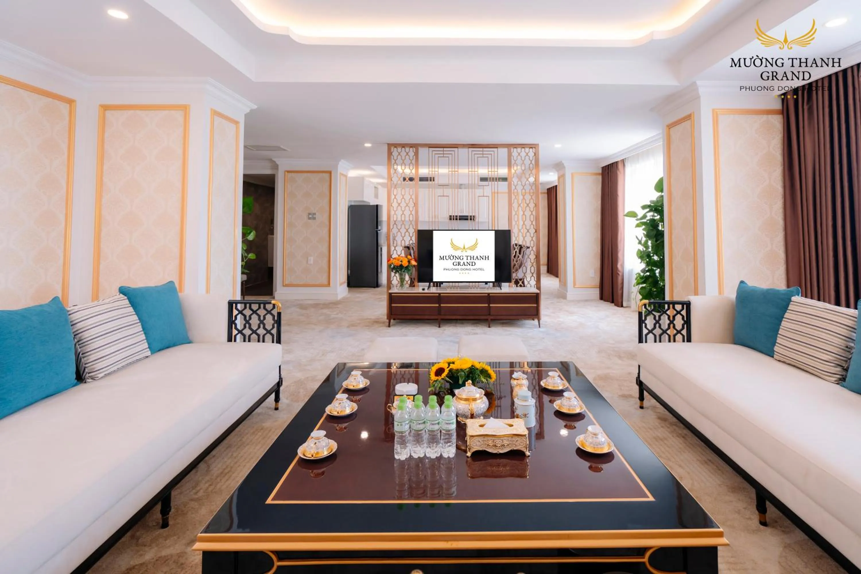 Seating area in Muong Thanh Grand Phuong Dong