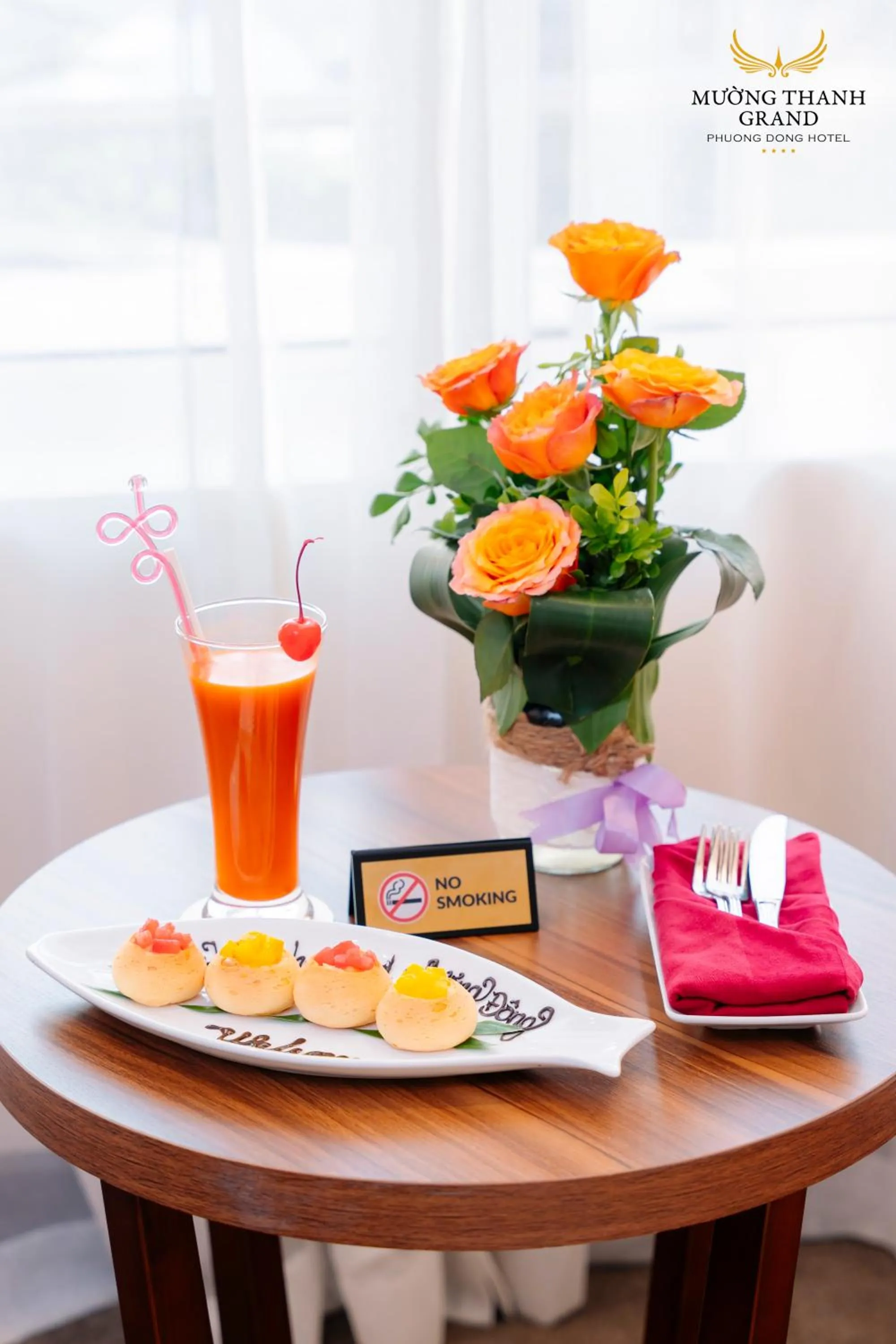 Food and drinks in Muong Thanh Grand Phuong Dong