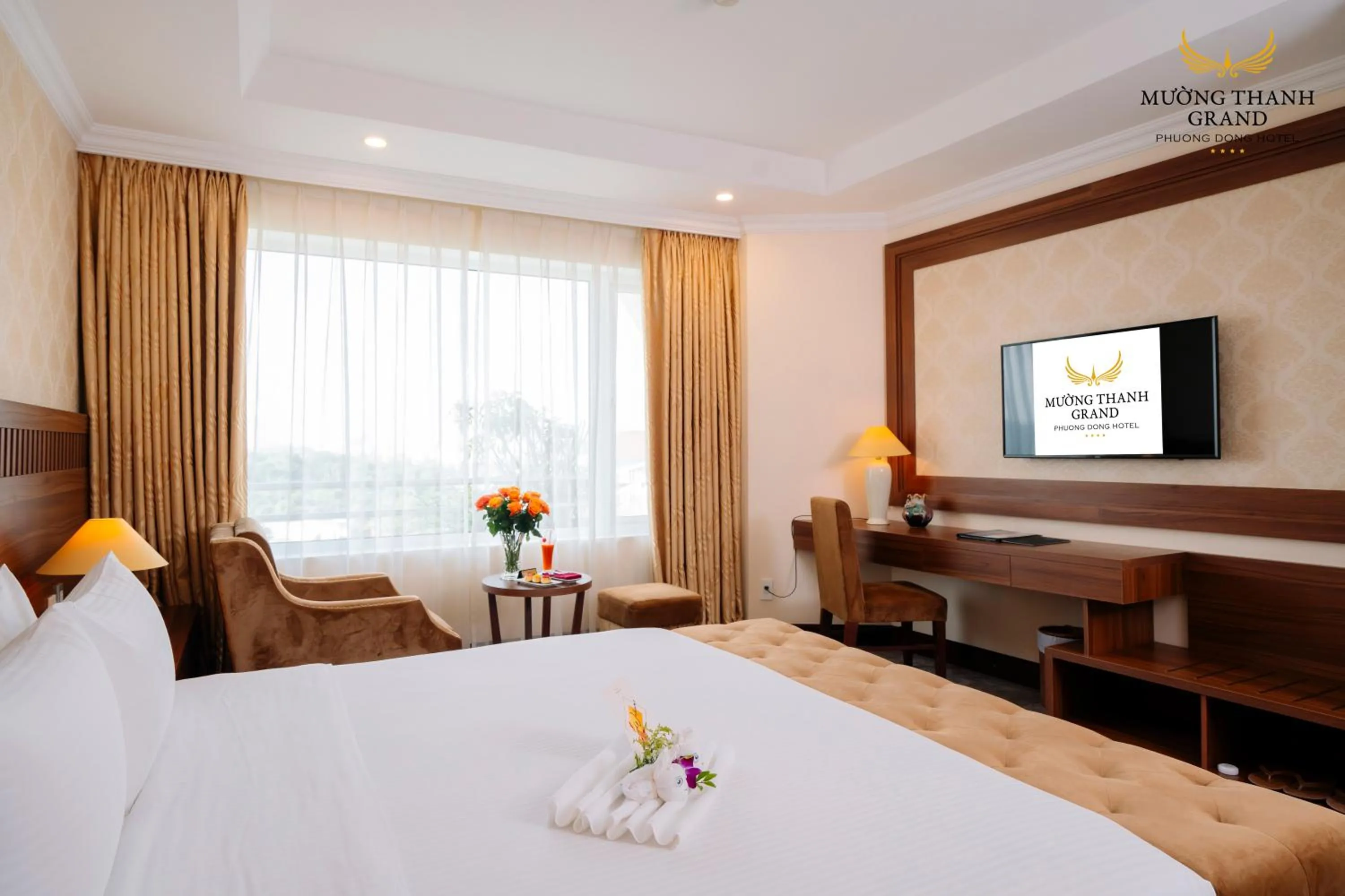 Bedroom, Bed in Muong Thanh Grand Phuong Dong