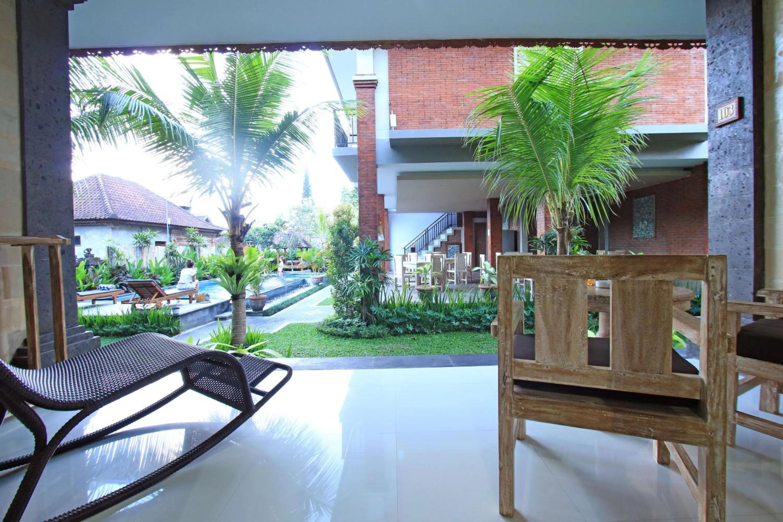 Garden view in Batu Empug Ubud by Mahaputra