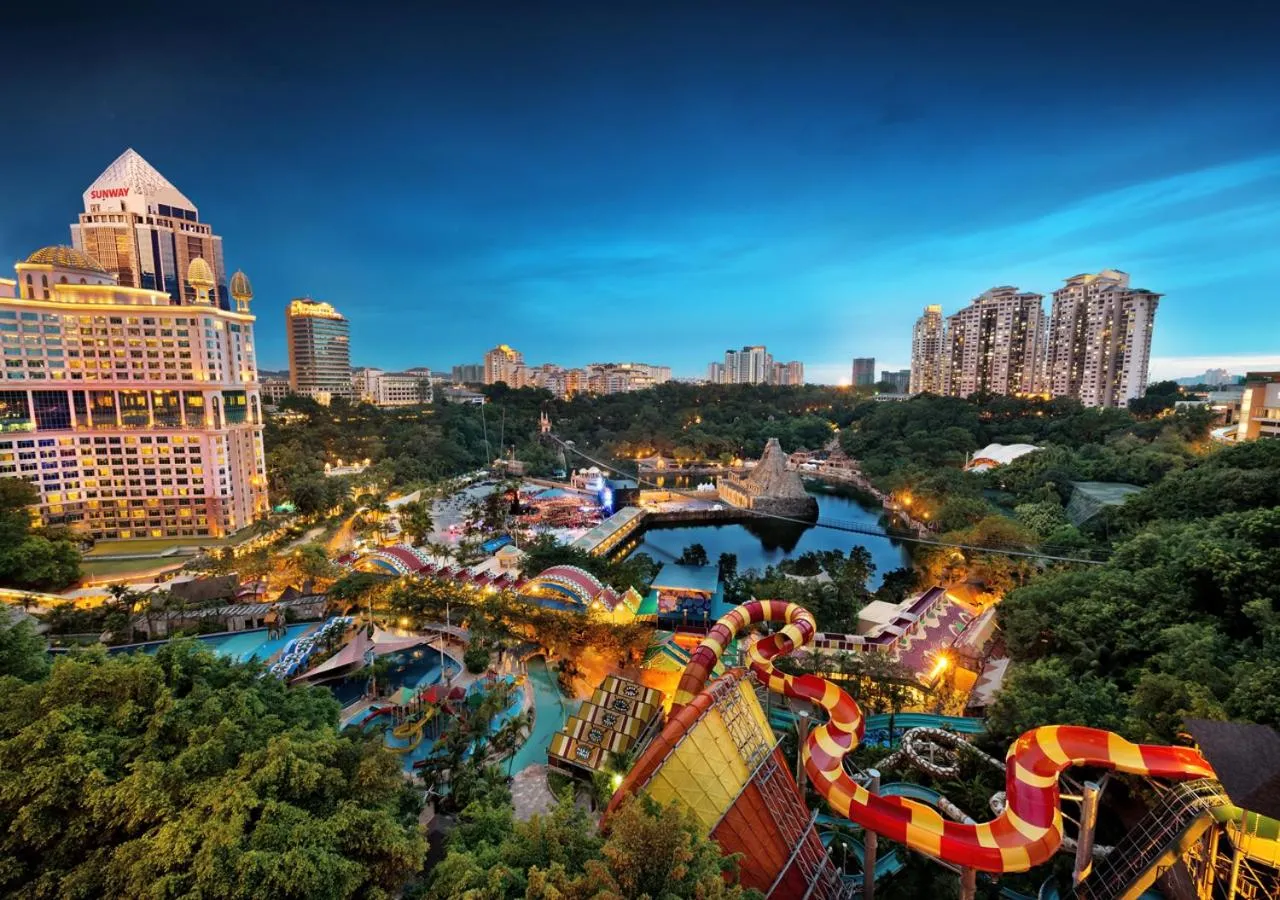 Bird's eye view in Sunway Lagoon Hotel , formerly Sunway Clio Hotel