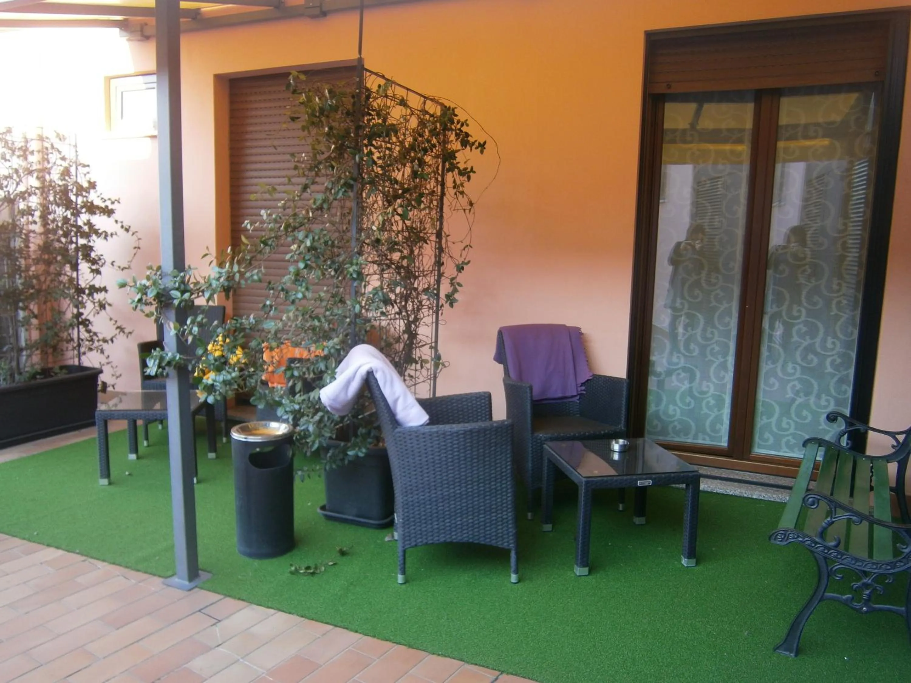 Balcony/Terrace in Albergo Visconti