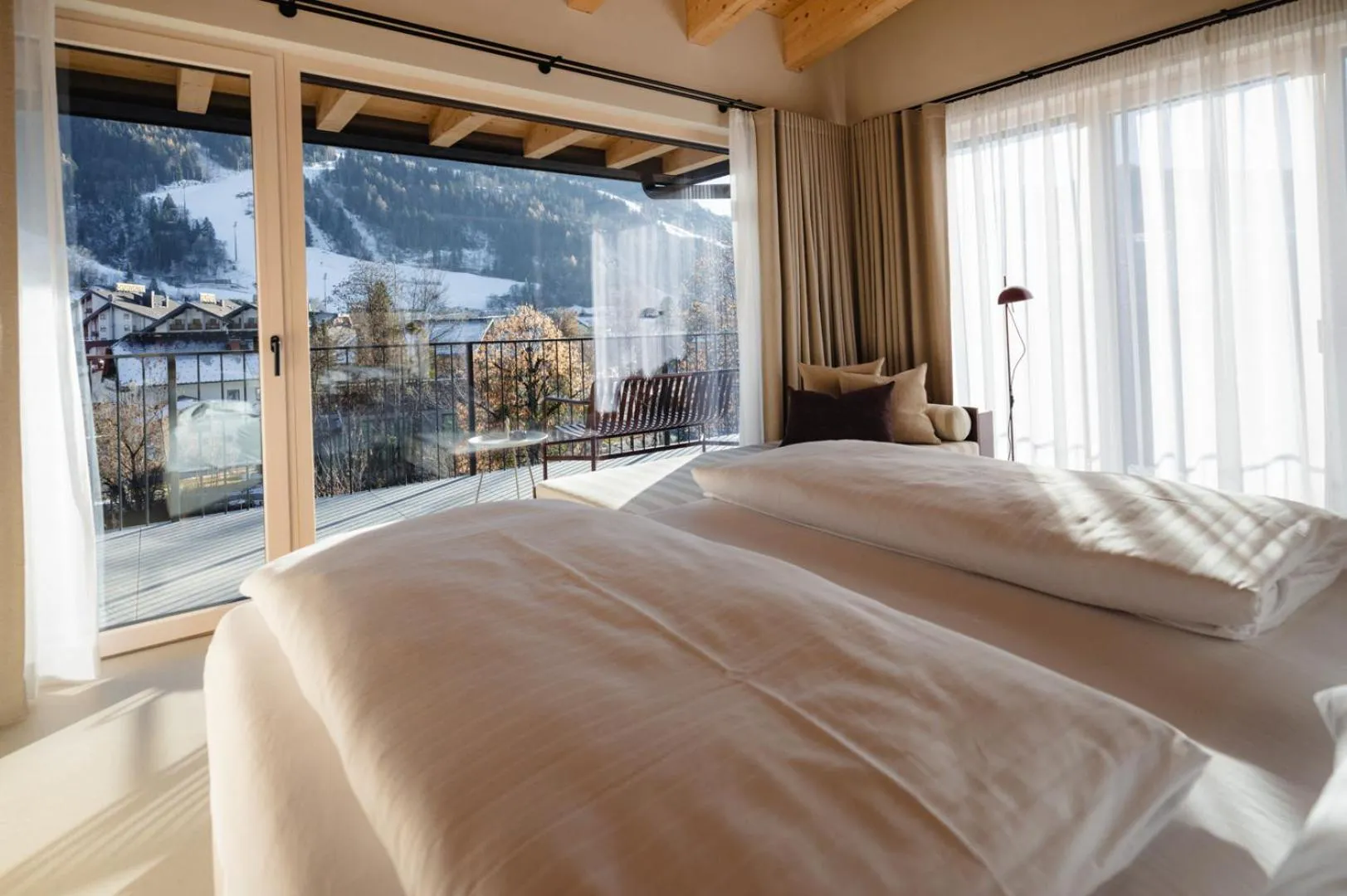 View (from property/room), Bed in Haus Zirngast