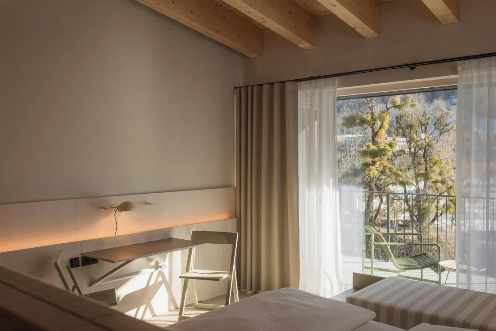 Seating area, Bed in Haus Zirngast