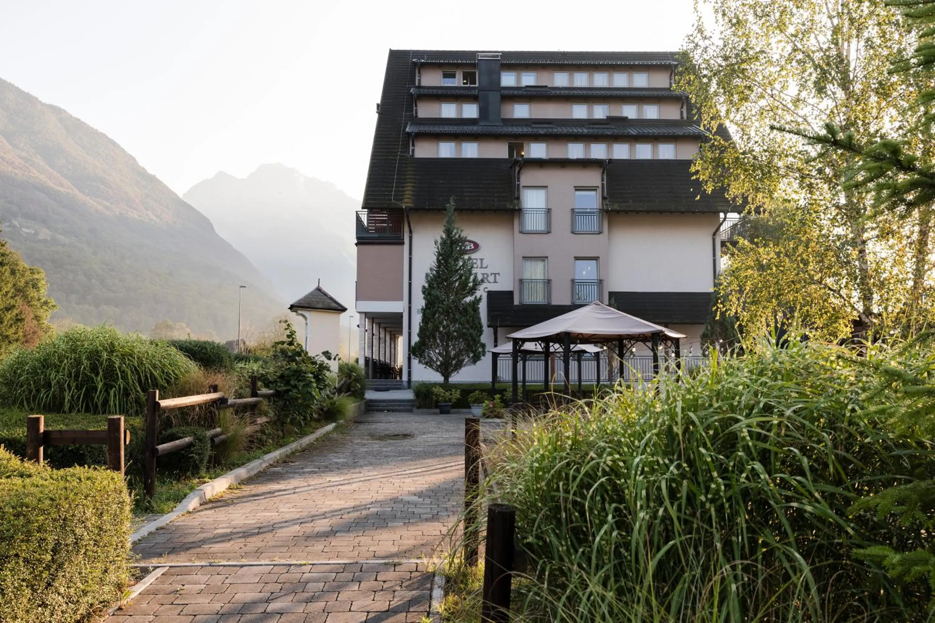 Property building in Hotel Mangart