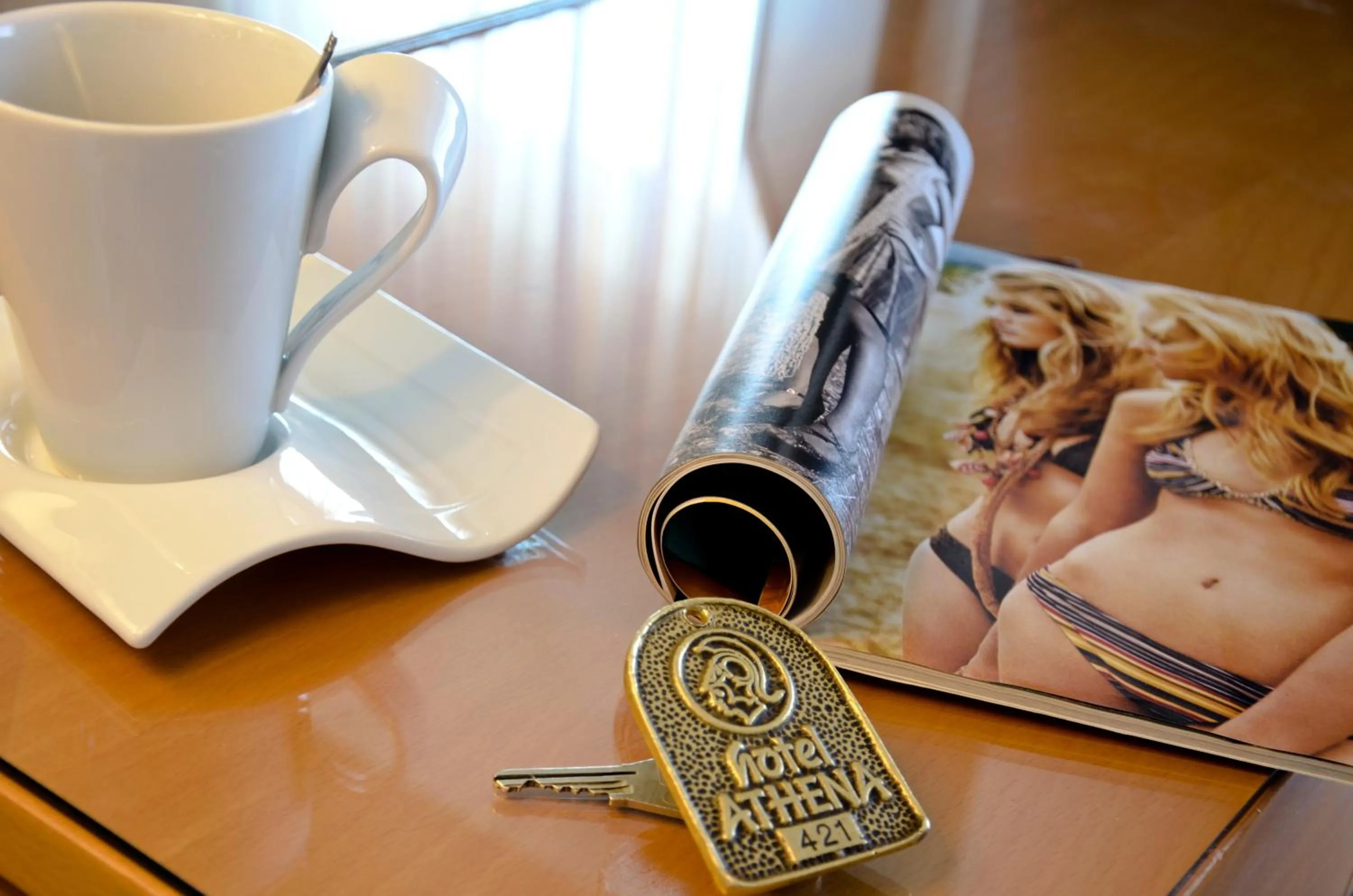 Decorative detail in Athena Hotel