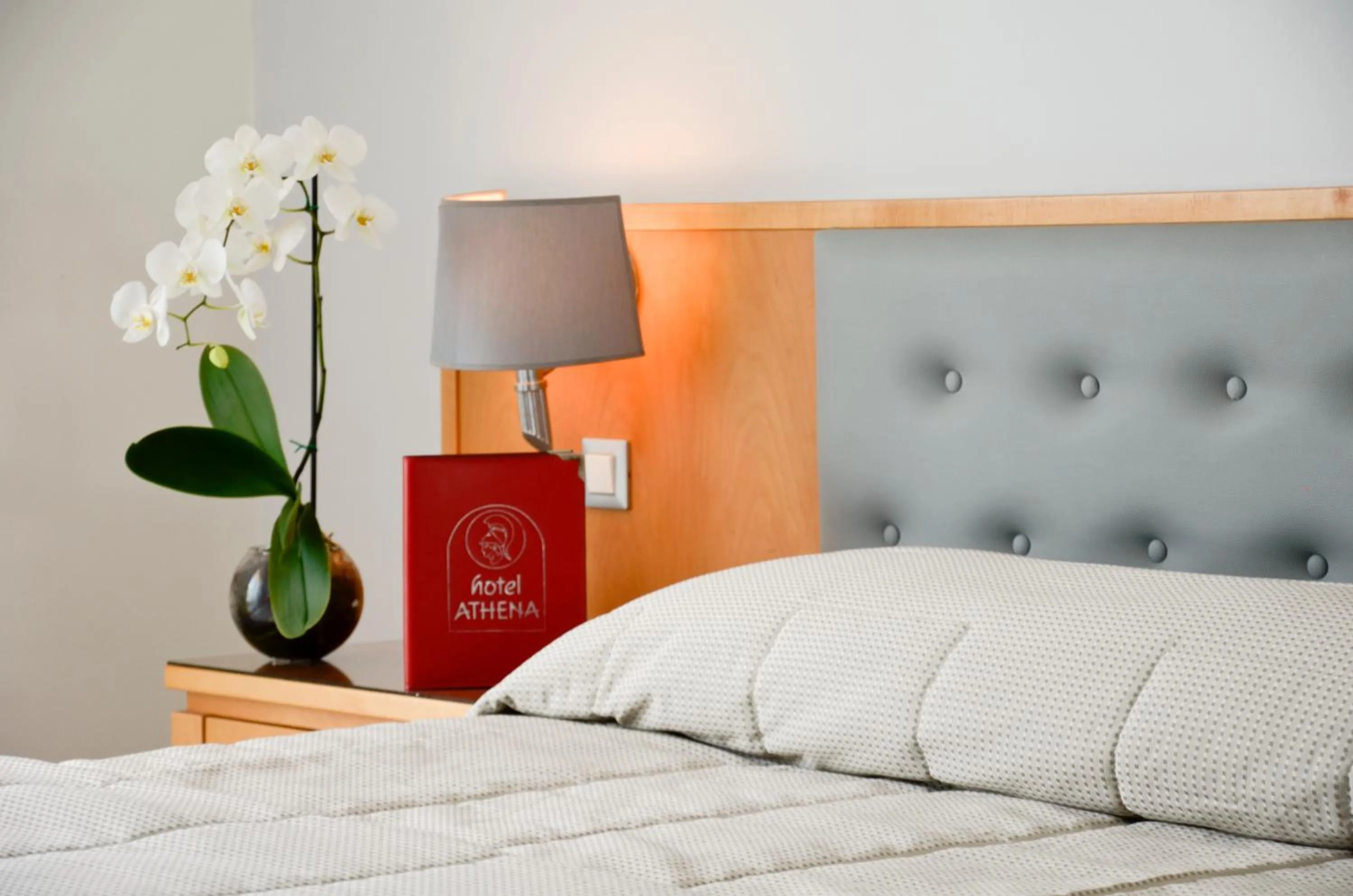 Bed in Athena Hotel