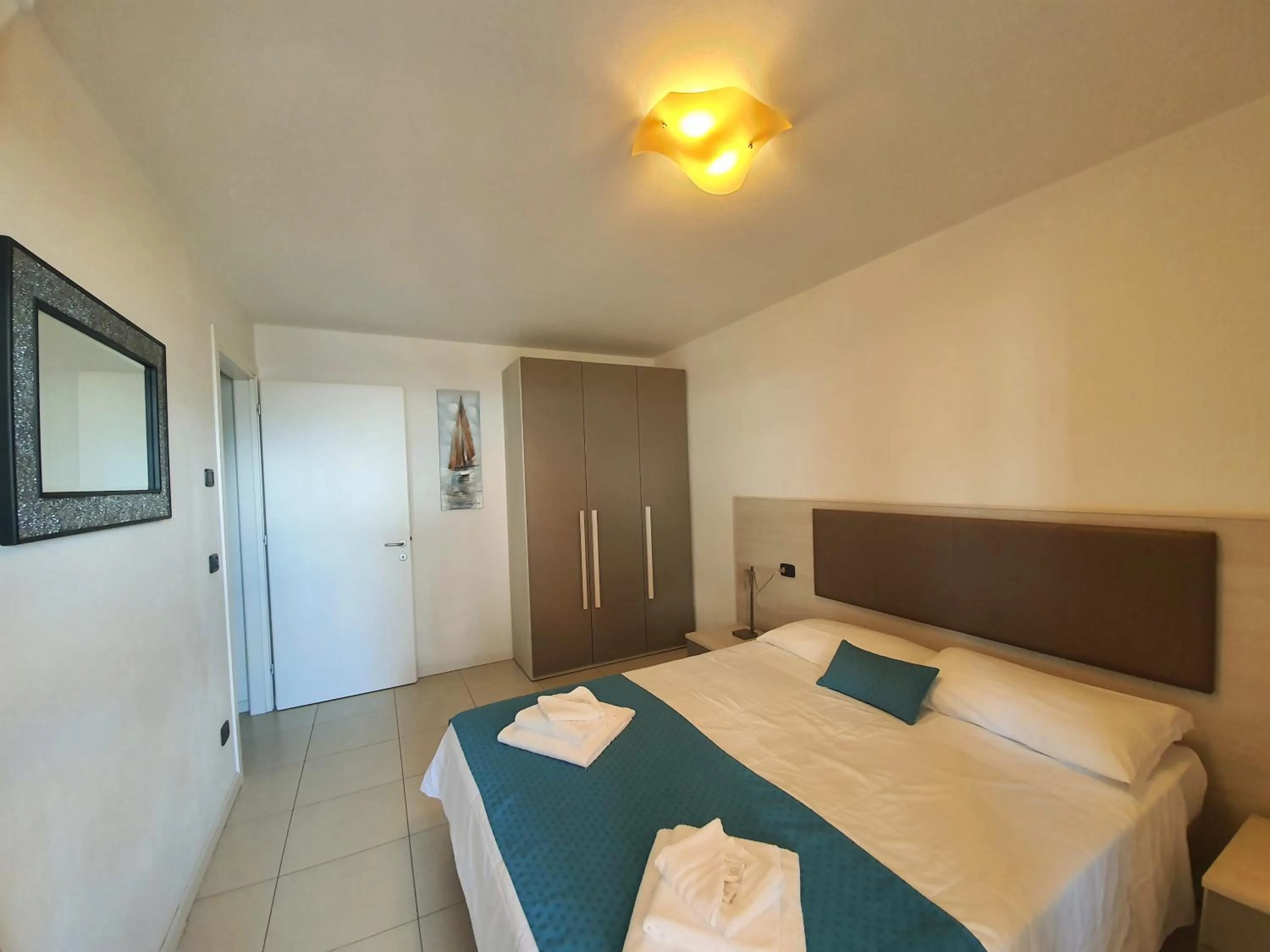 Bedroom, Bed in Aparthotel Capitol