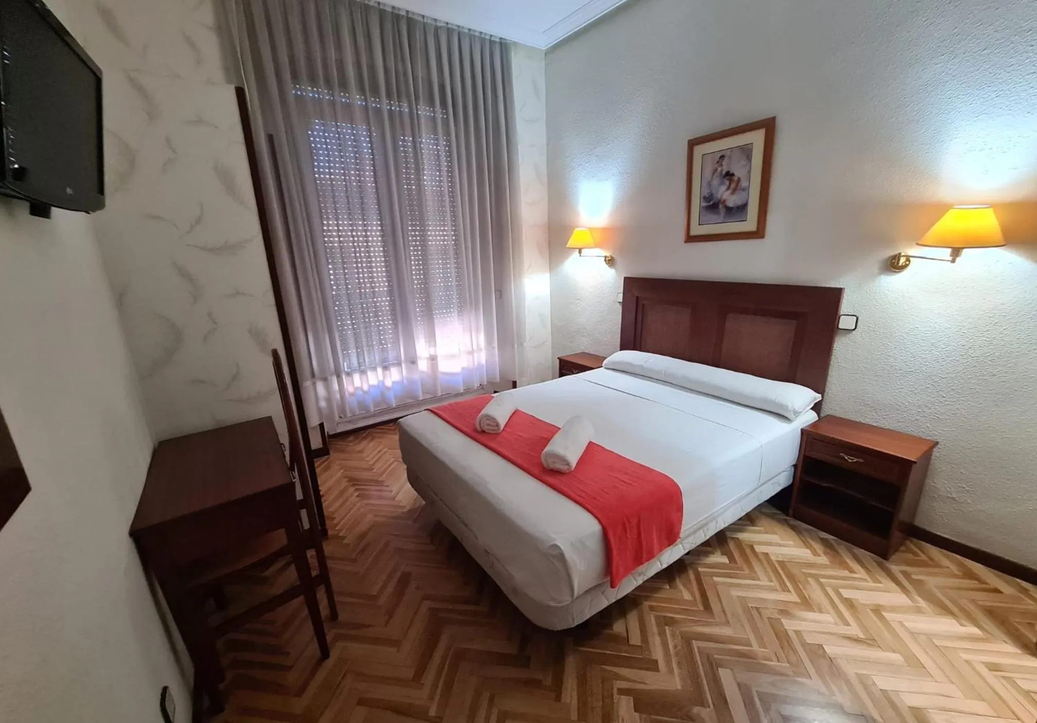 Bed in Hostal Sardinero