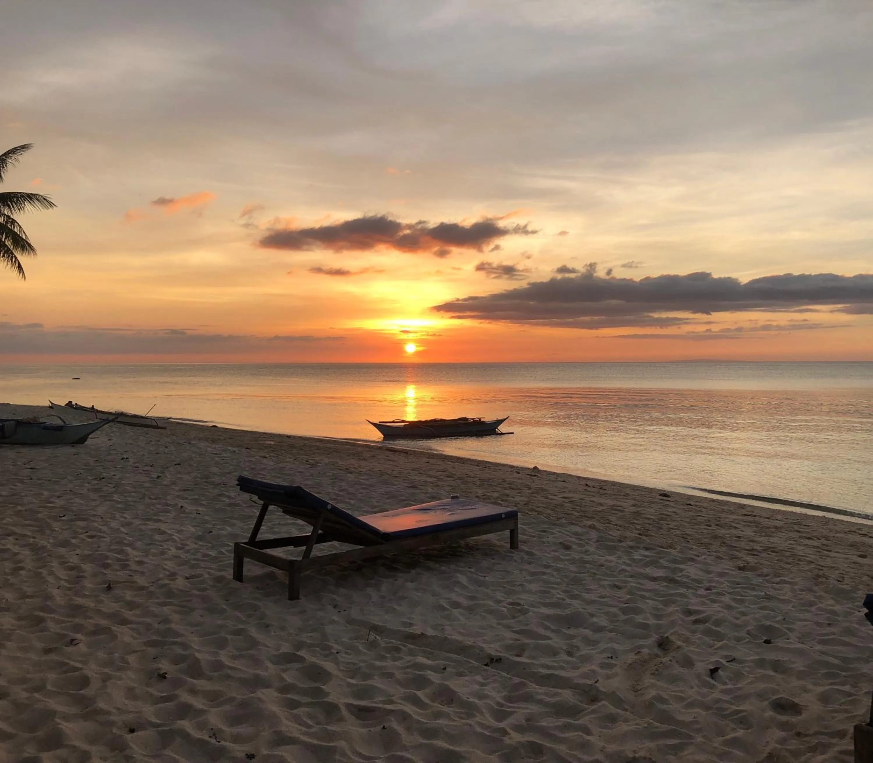 Beach in White Beach Front and Cottages