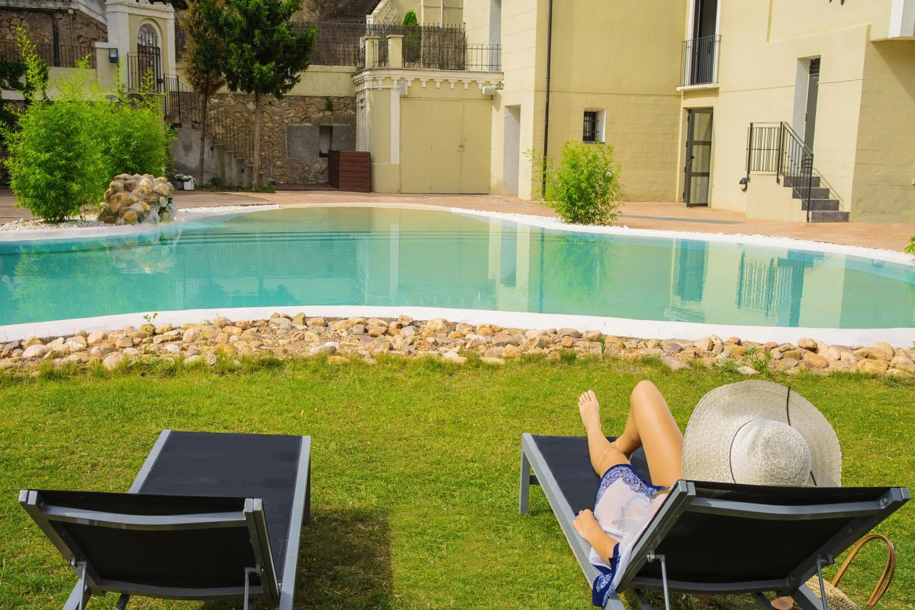 Swimming pool in Hotel Balneario Alhama de Aragón