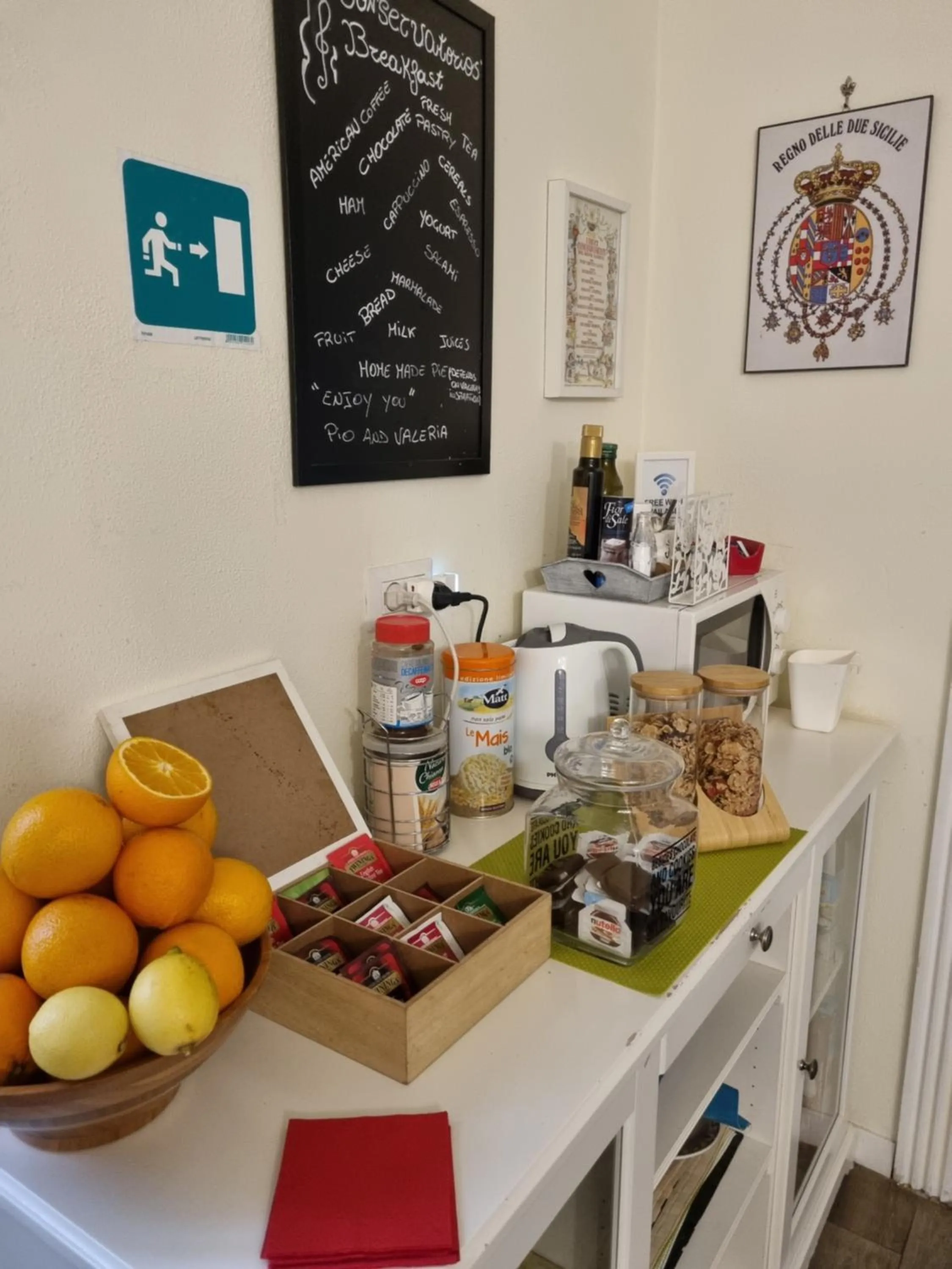 Breakfast in B&B Il Conservatorio