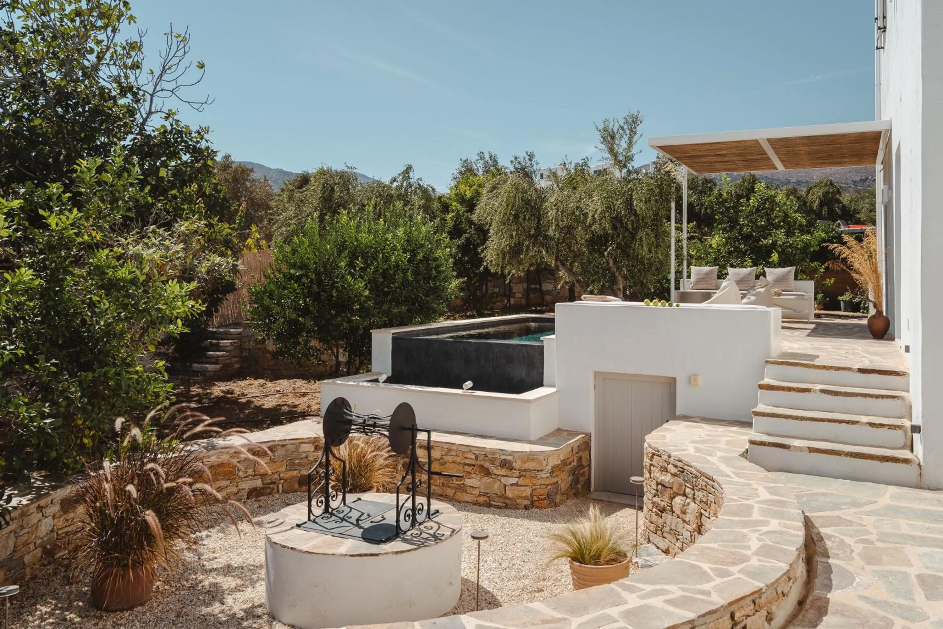 Balcony/Terrace in Ostria Inn