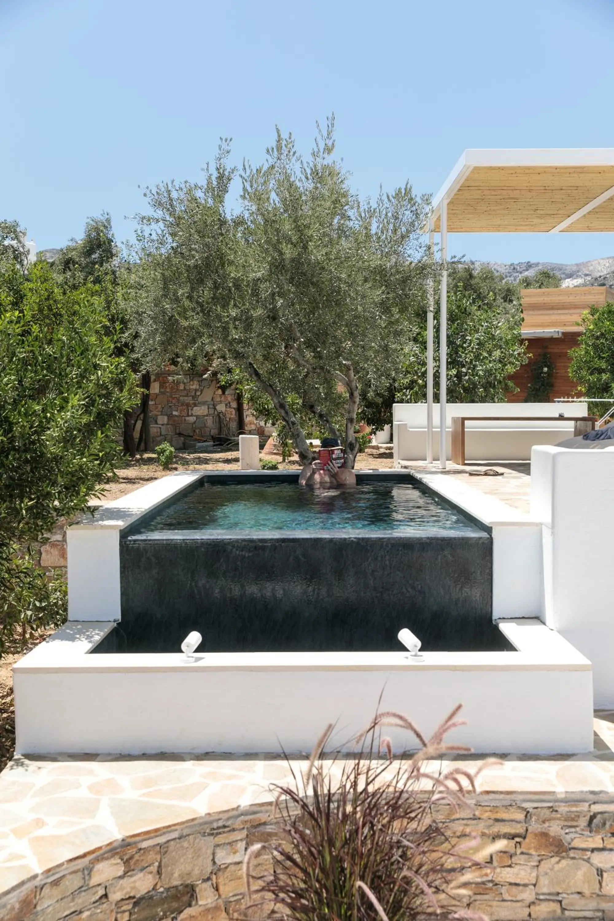 Swimming pool in Ostria Inn