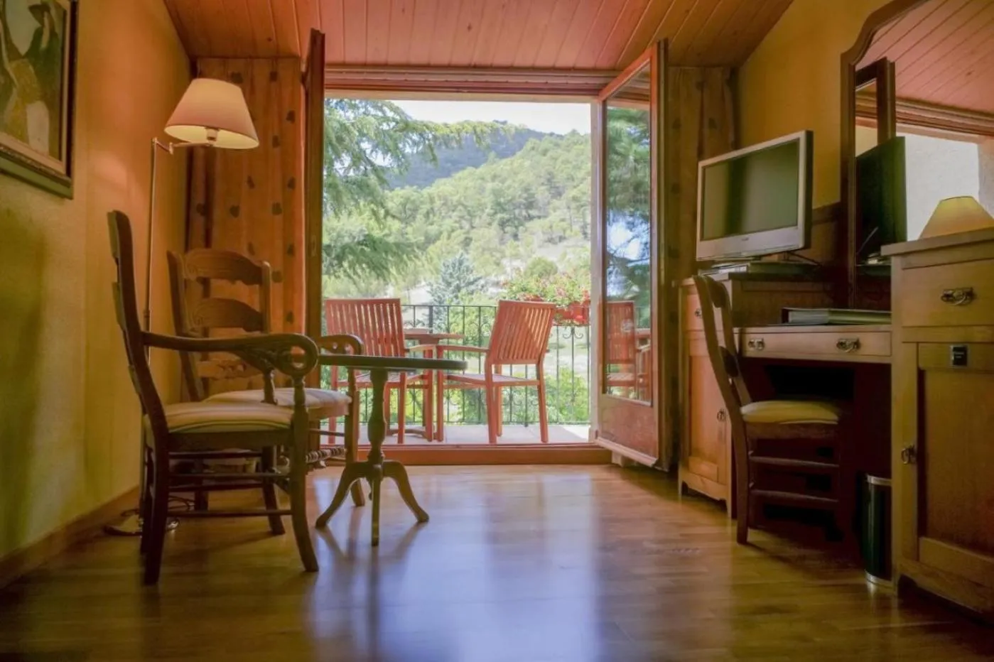 Living room in Hotel Can Boix de Peramola