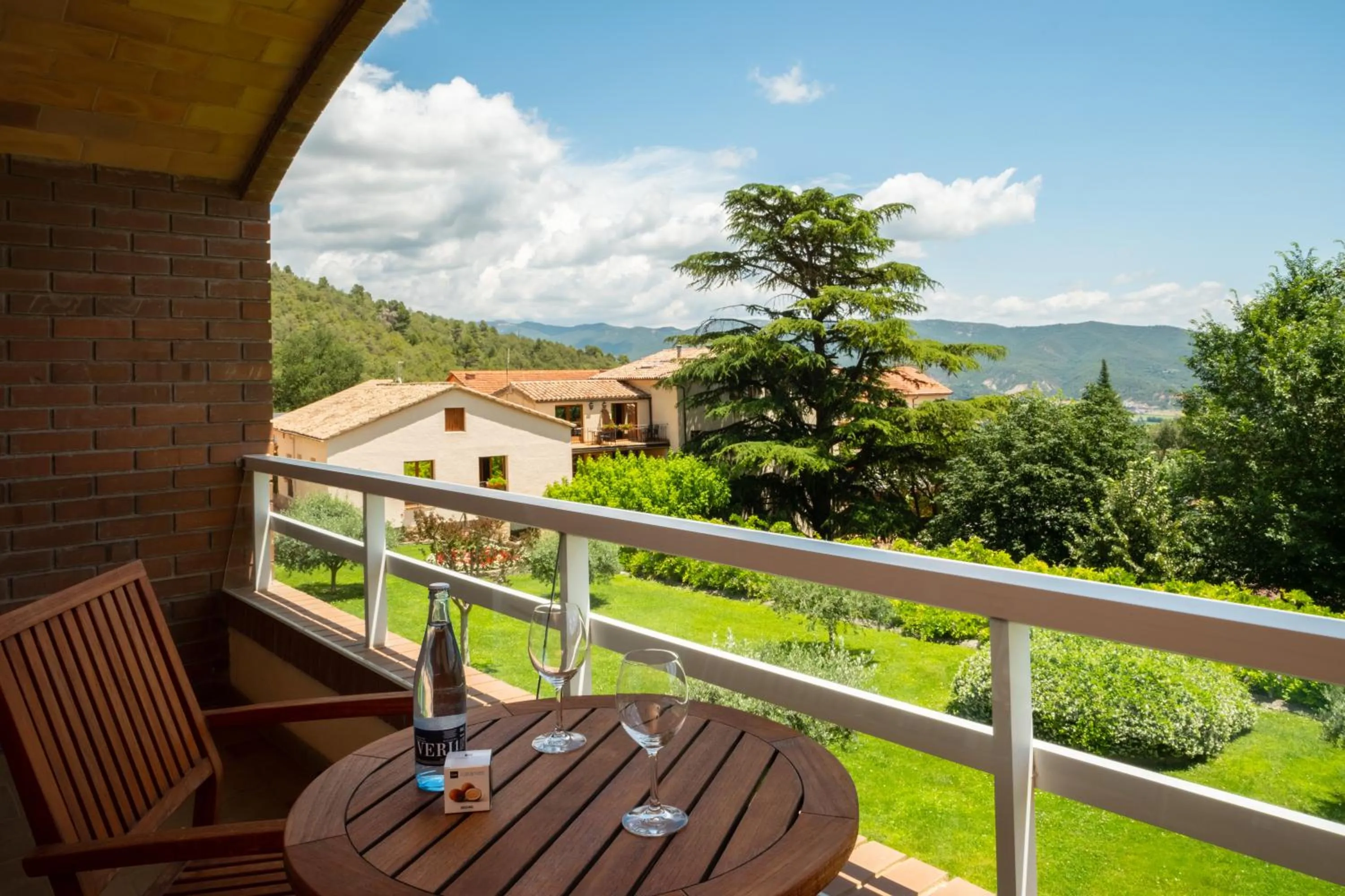 Balcony/Terrace in Hotel Can Boix de Peramola
