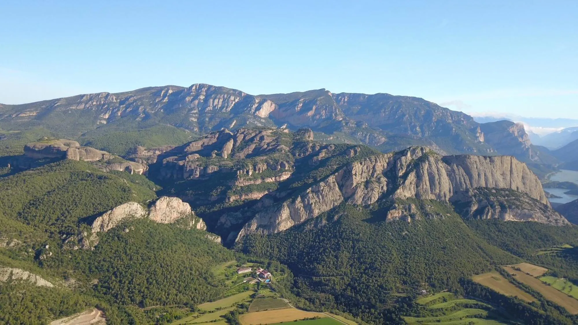 Mountain view in Hotel Can Boix de Peramola