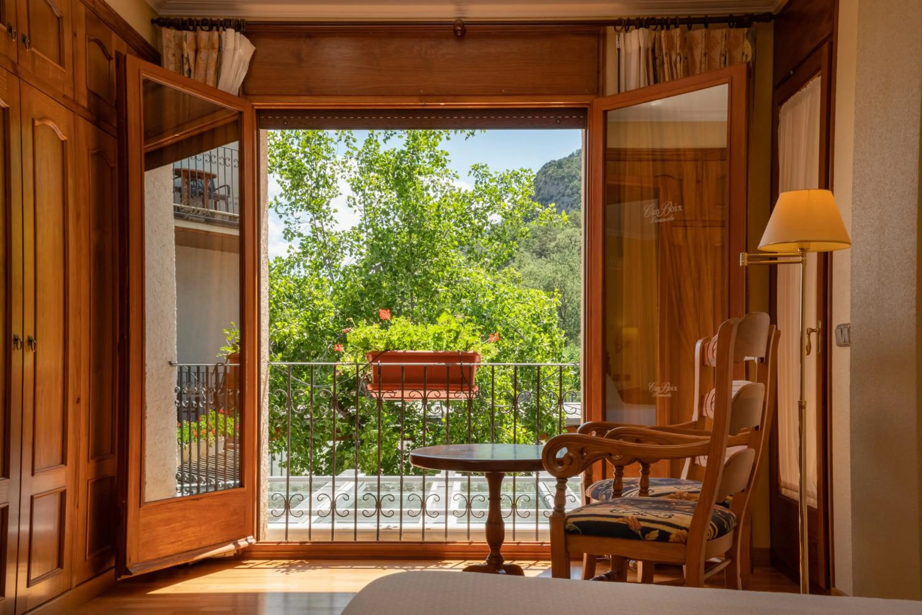 Balcony/Terrace in Hotel Can Boix de Peramola