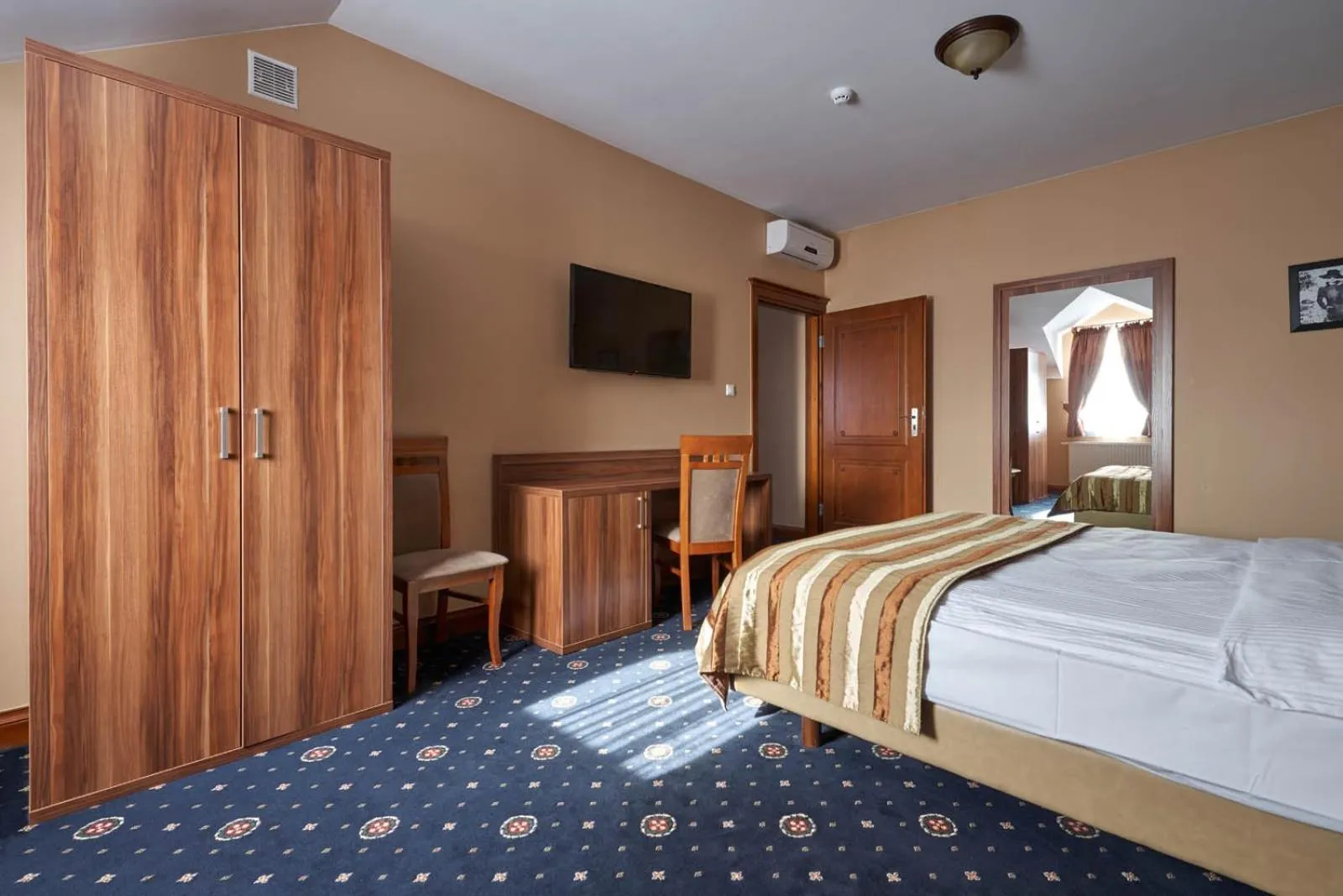 Bed in Hotel Dwór Galicja