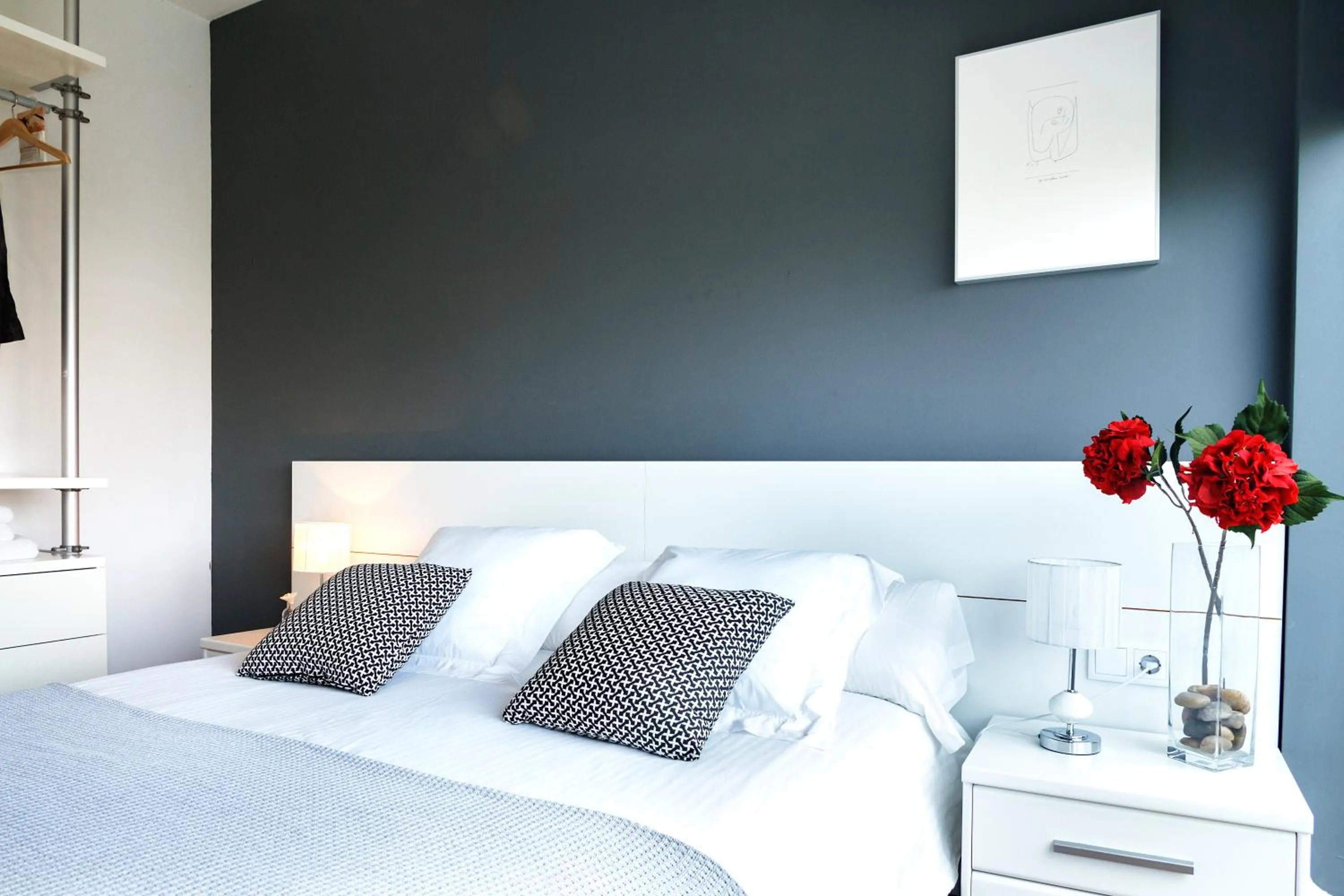 Bed in Feelathome Poblenou Beach Apartments