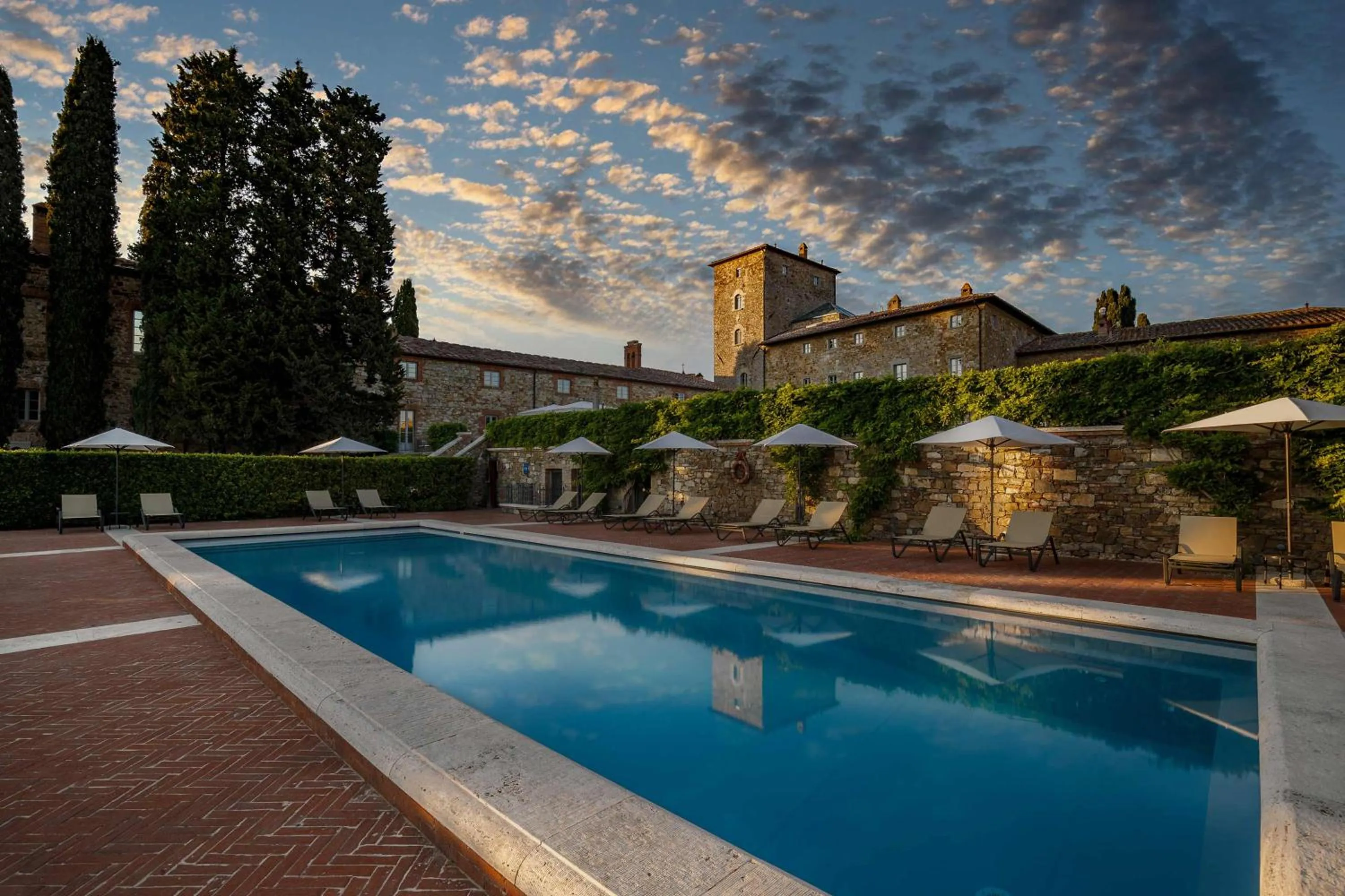 Swimming pool in Borgo Scopeto Wine & Country Relais