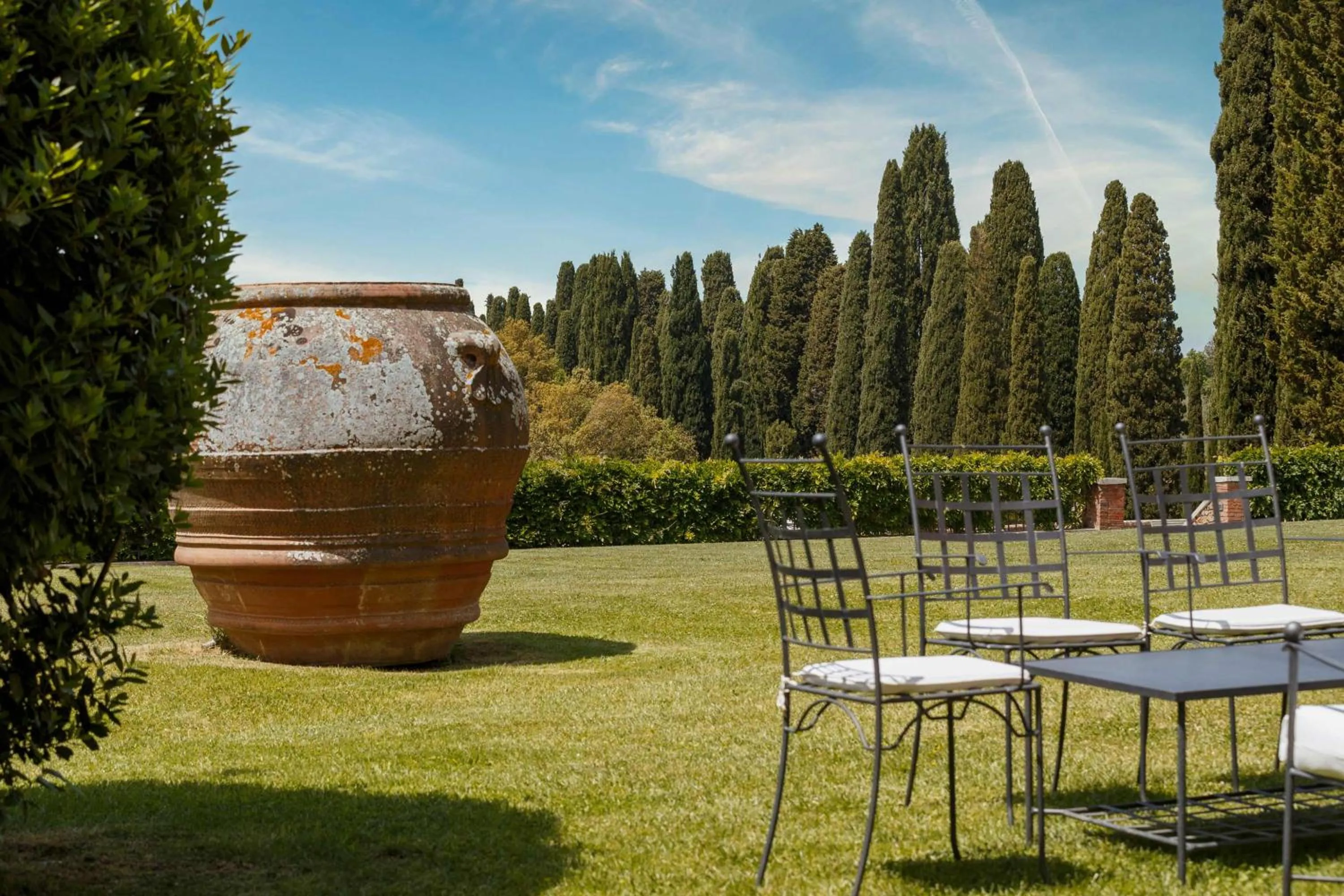 Garden in Borgo Scopeto Wine & Country Relais