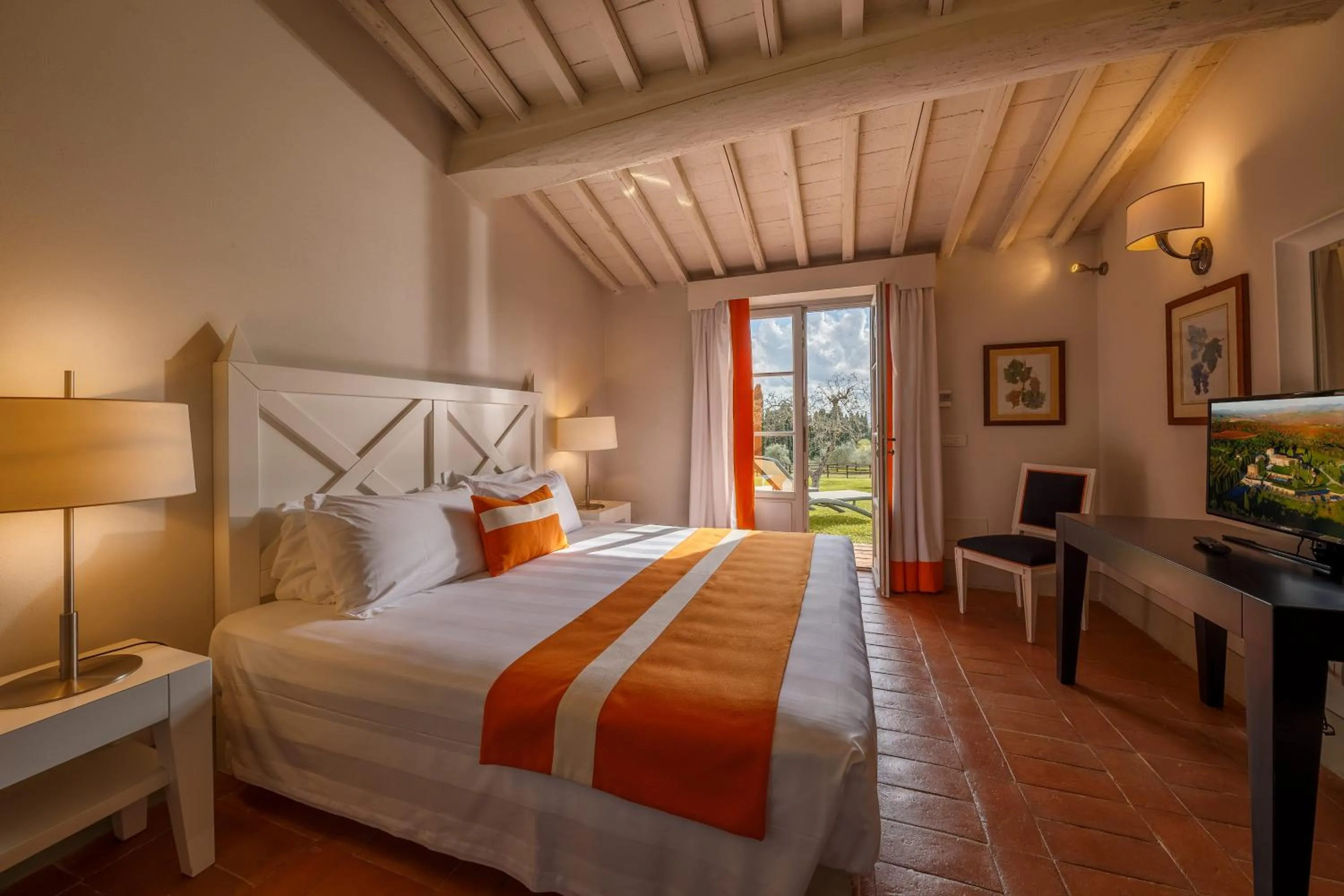 Bedroom, Bed in Borgo Scopeto Wine & Country Relais