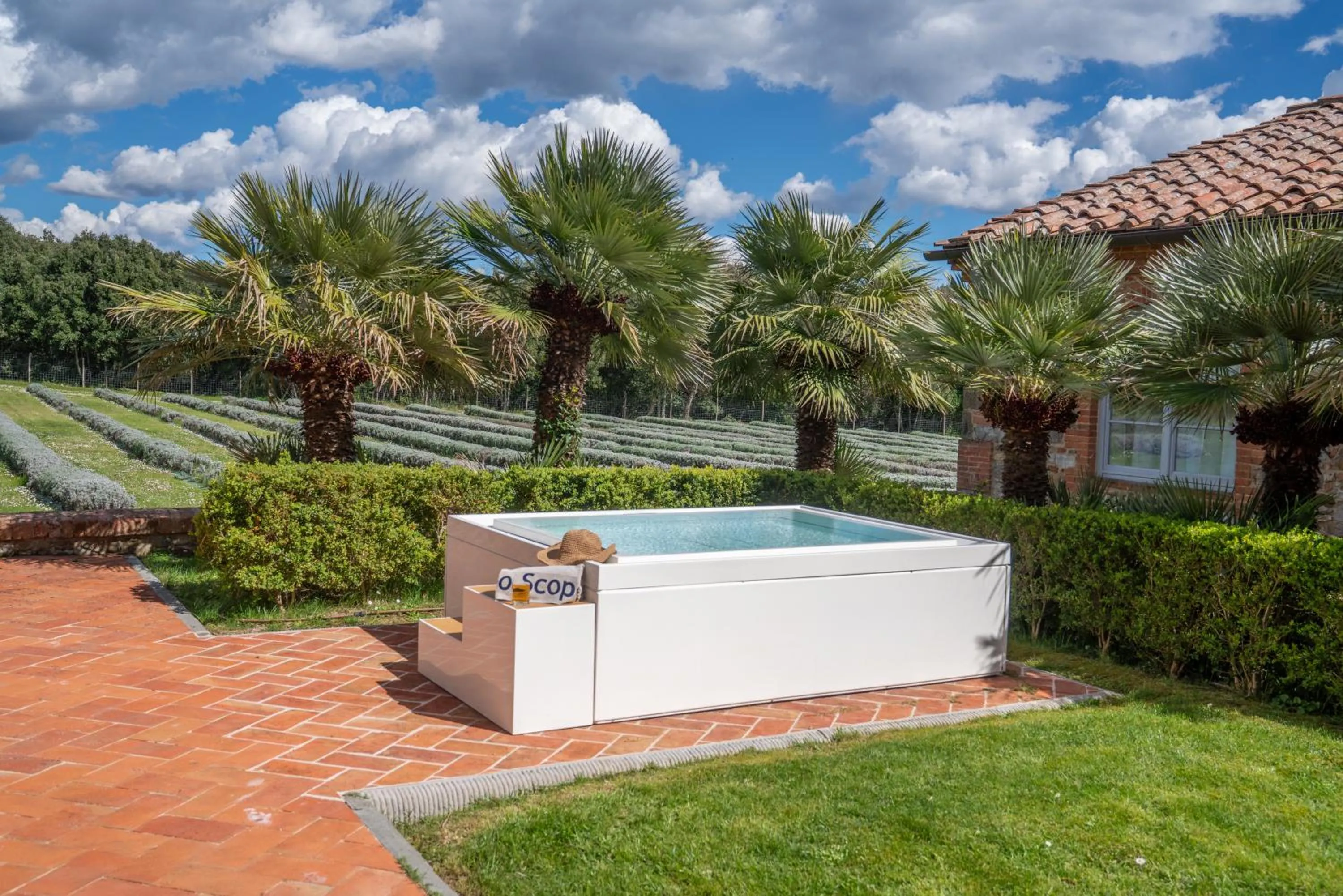 Hot Tub in Borgo Scopeto Wine & Country Relais