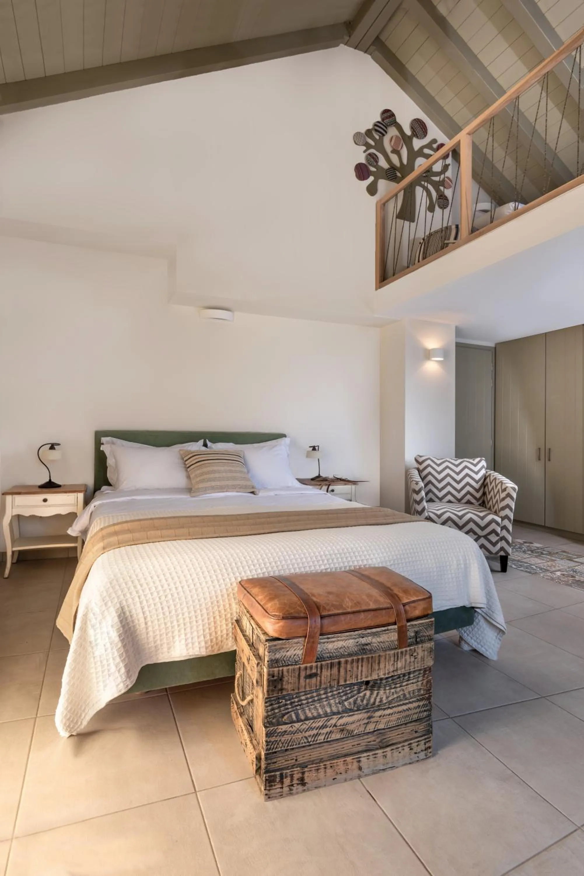 Photo of the whole room, Bed in The Olive Yard