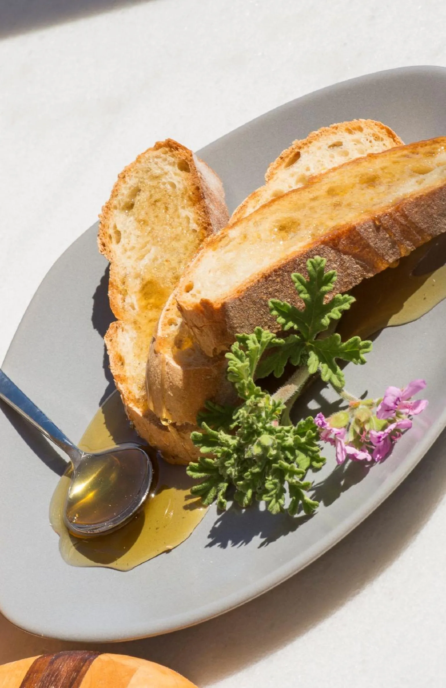 Food close-up in The Olive Yard