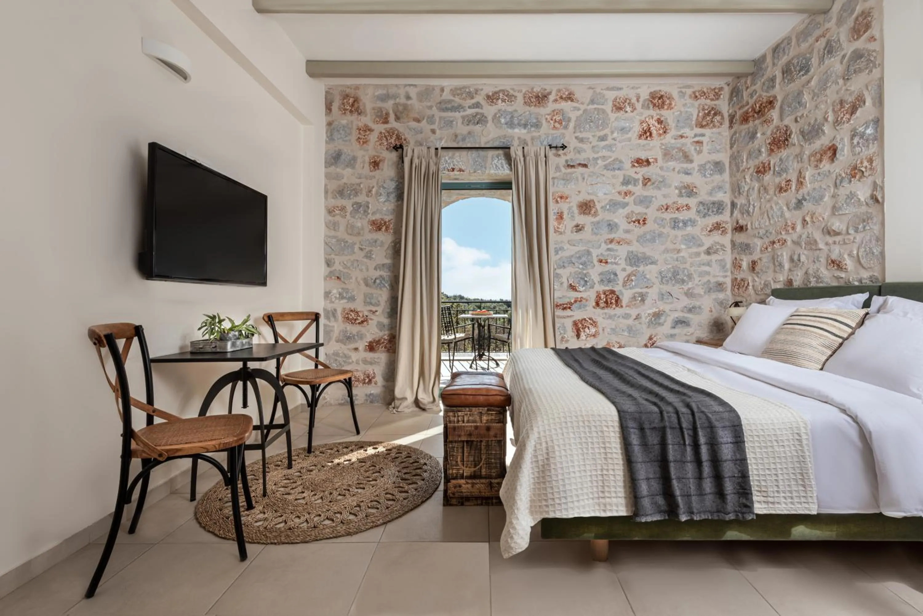 Photo of the whole room, Bed in The Olive Yard