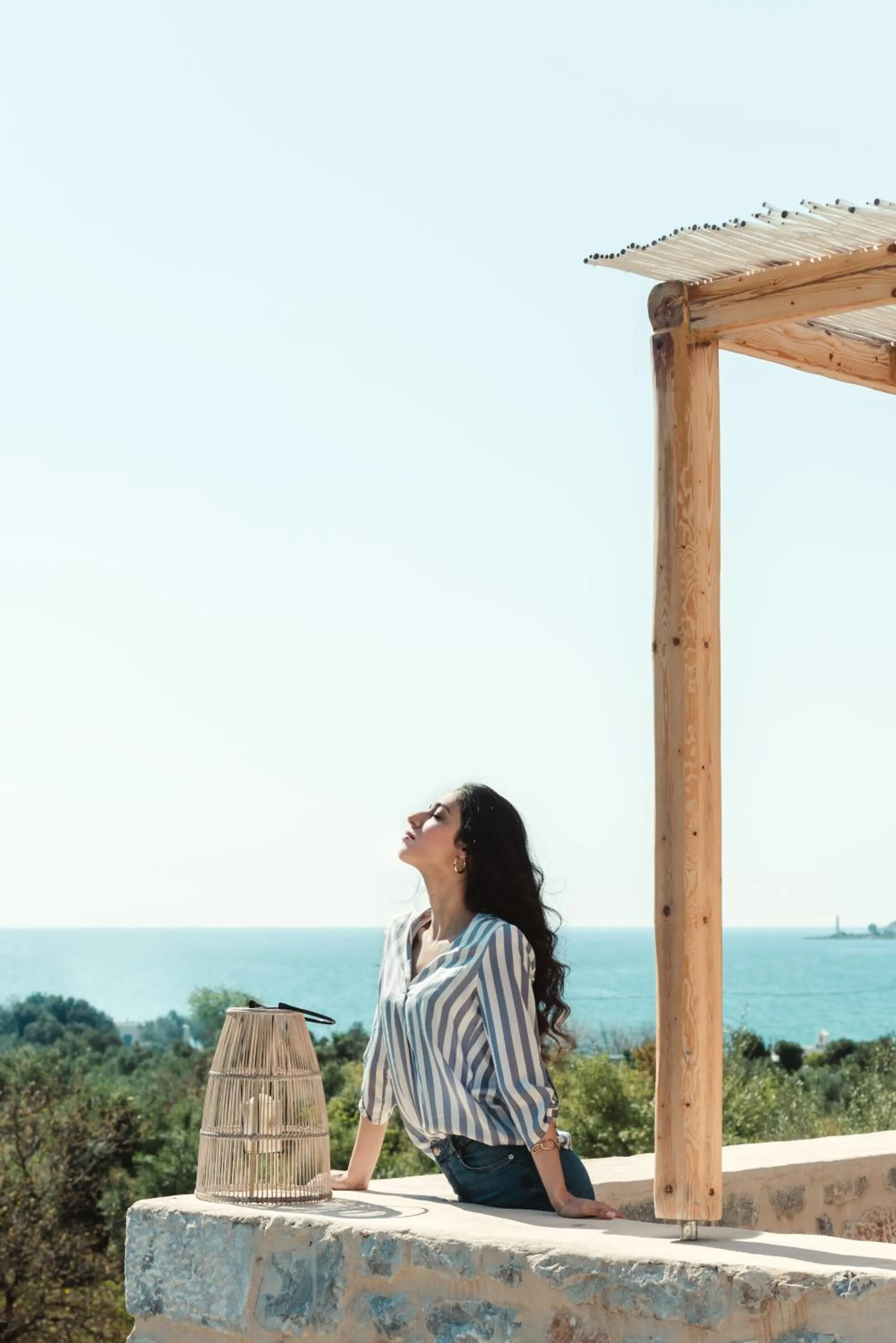 Sea view in The Olive Yard