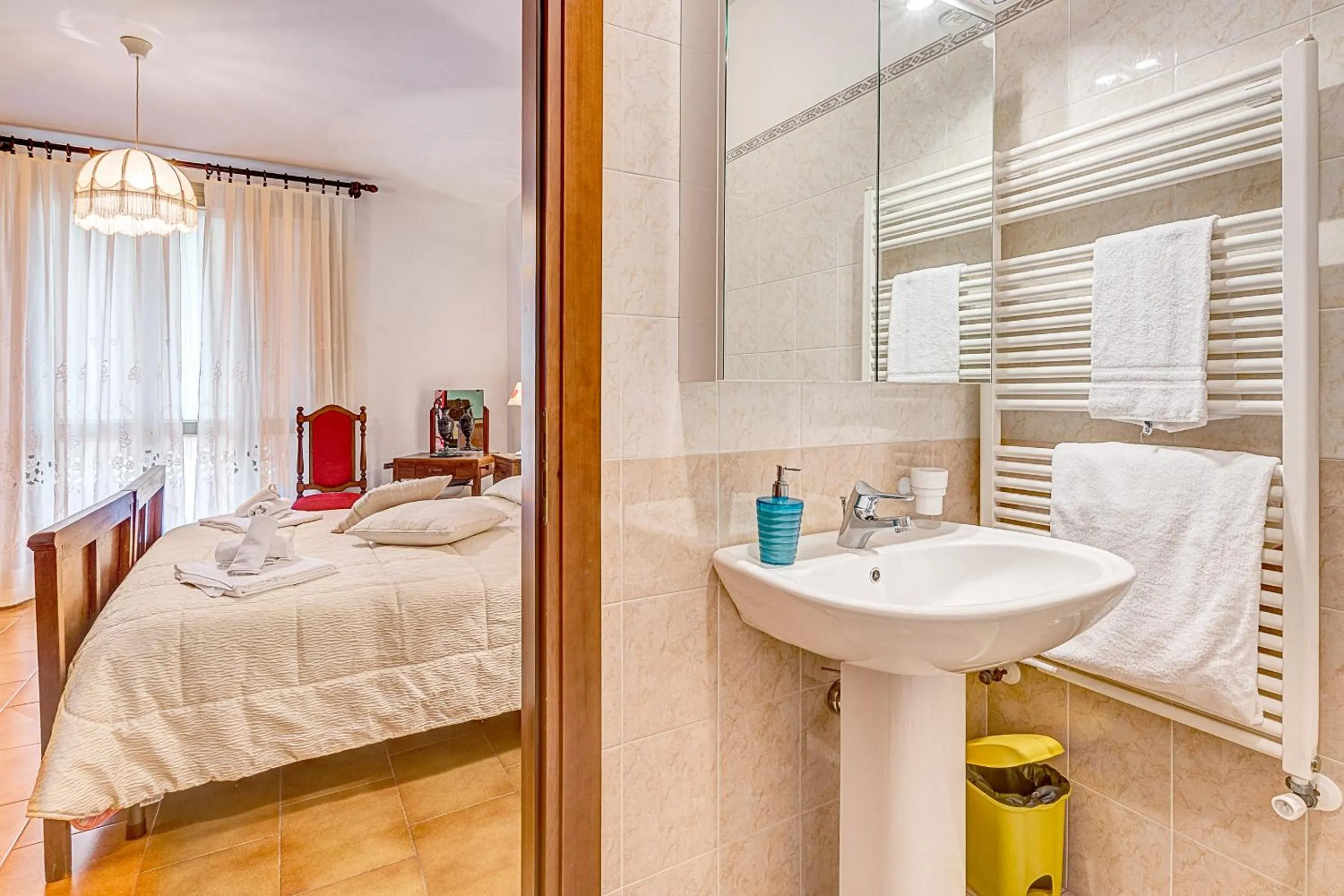 Bathroom in Agriturismo I Portici