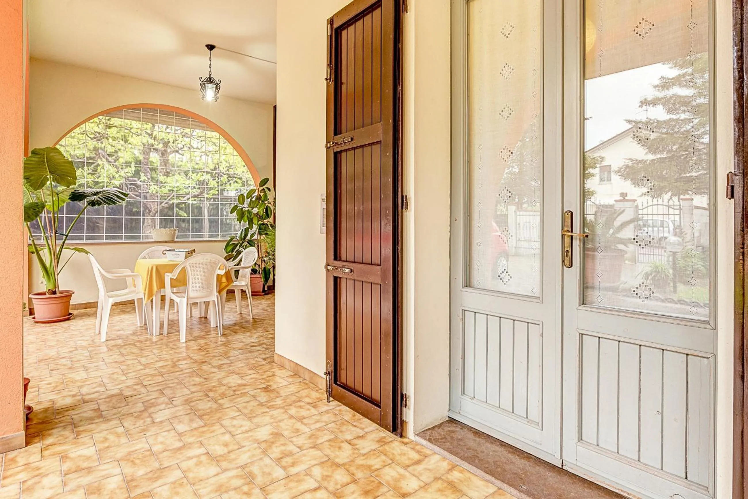 Patio in Agriturismo I Portici