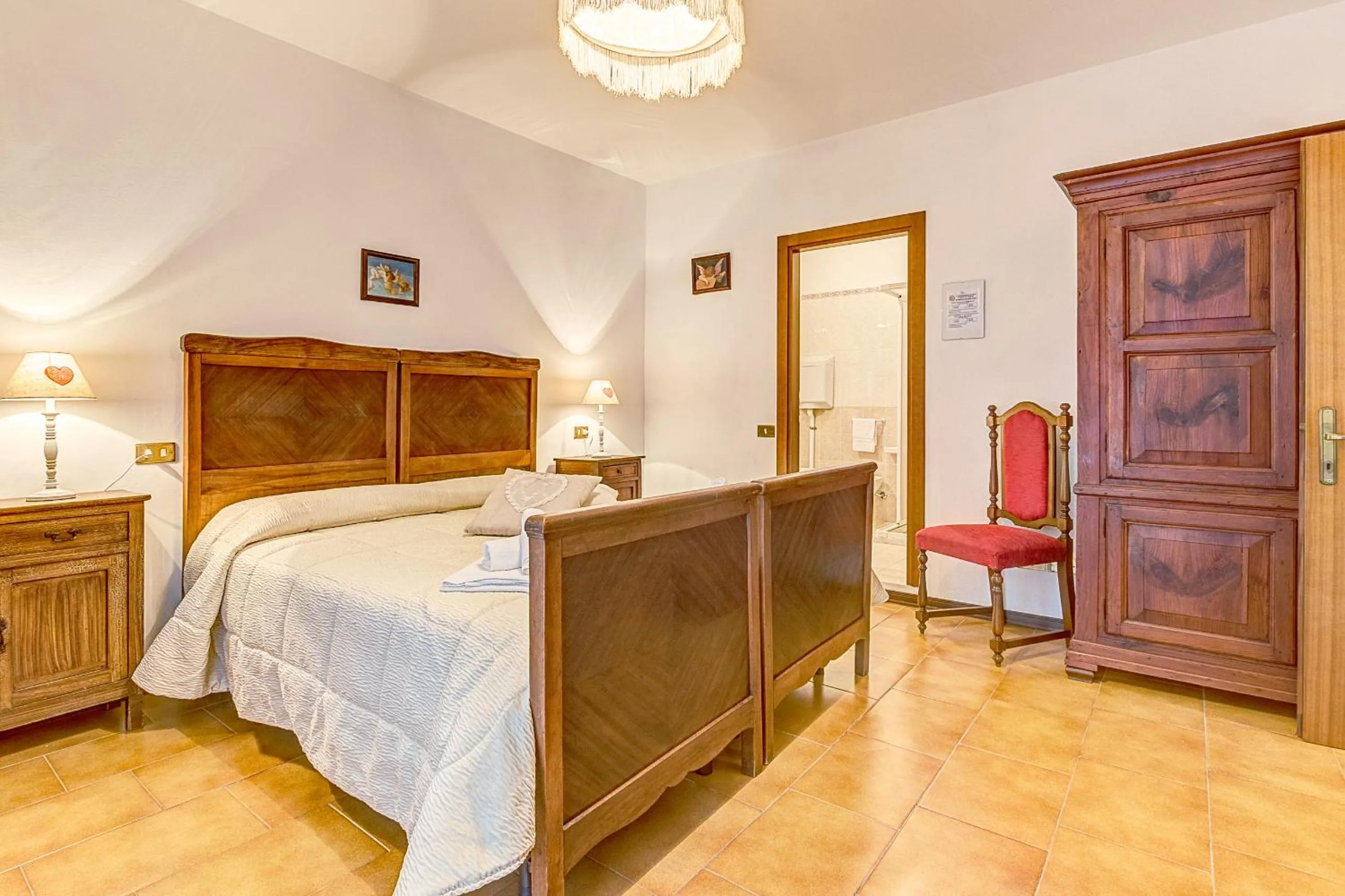 Bedroom in Agriturismo I Portici