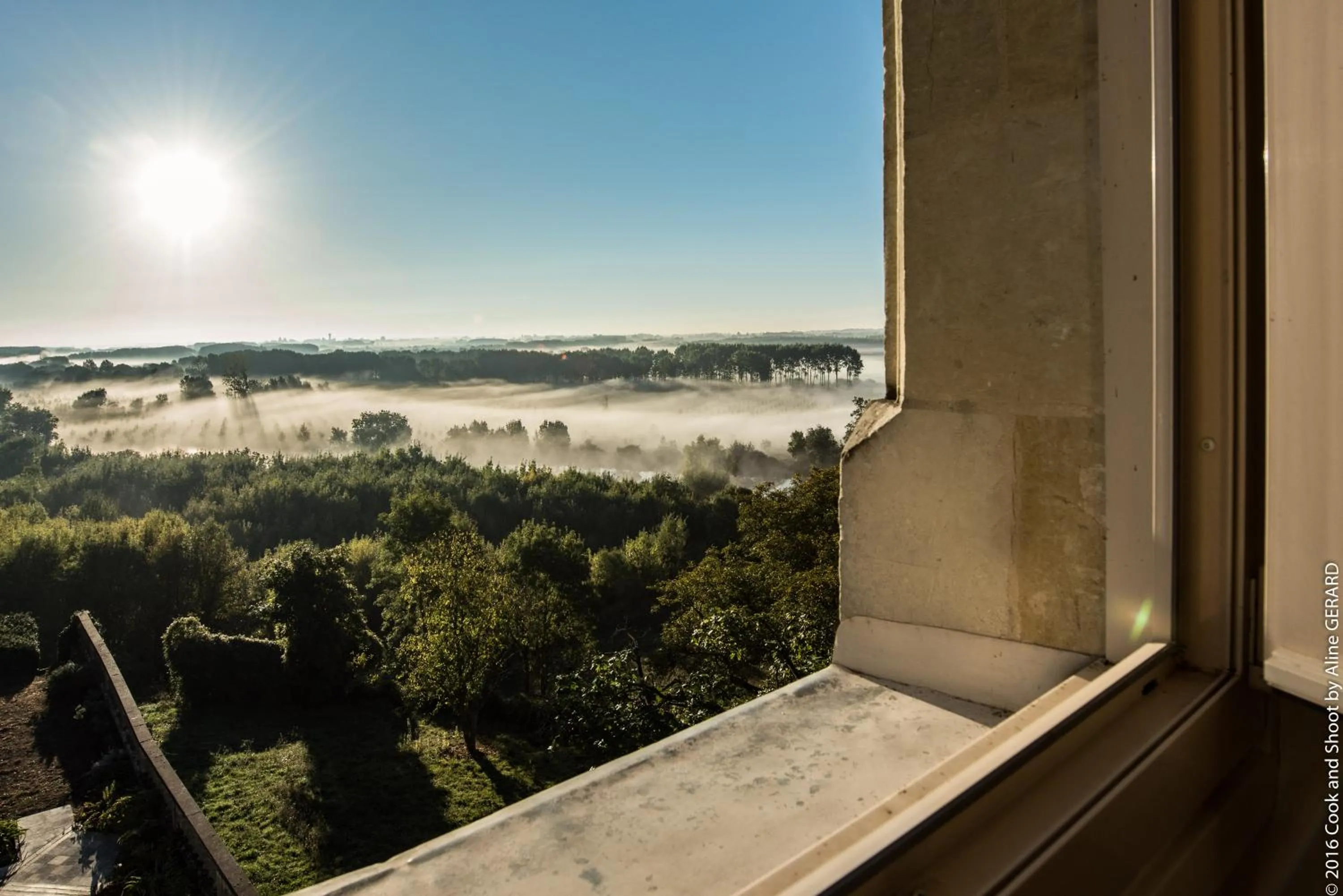 Natural landscape in Château De Noirieux