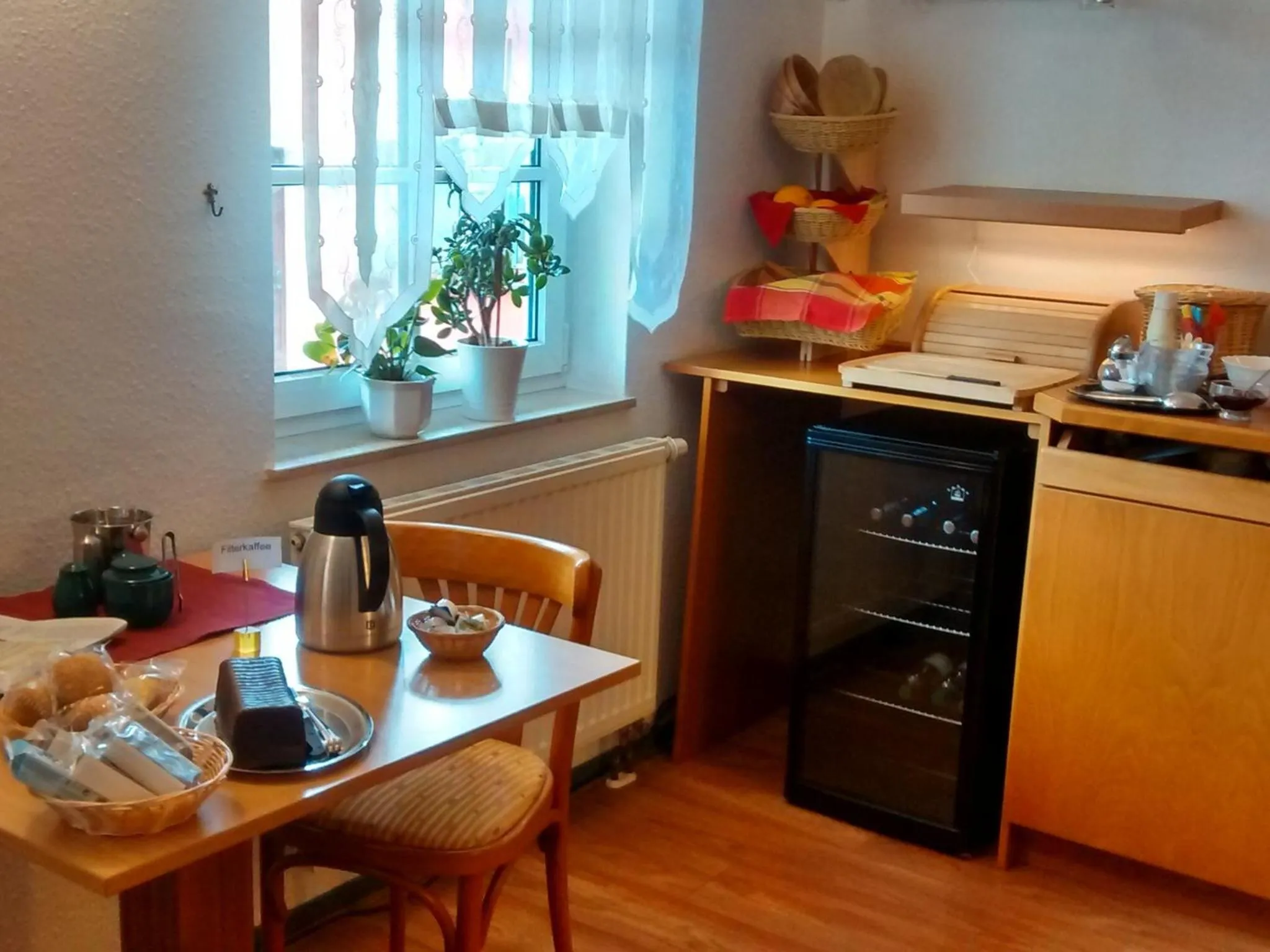 Dining area in Landhauspension Rank