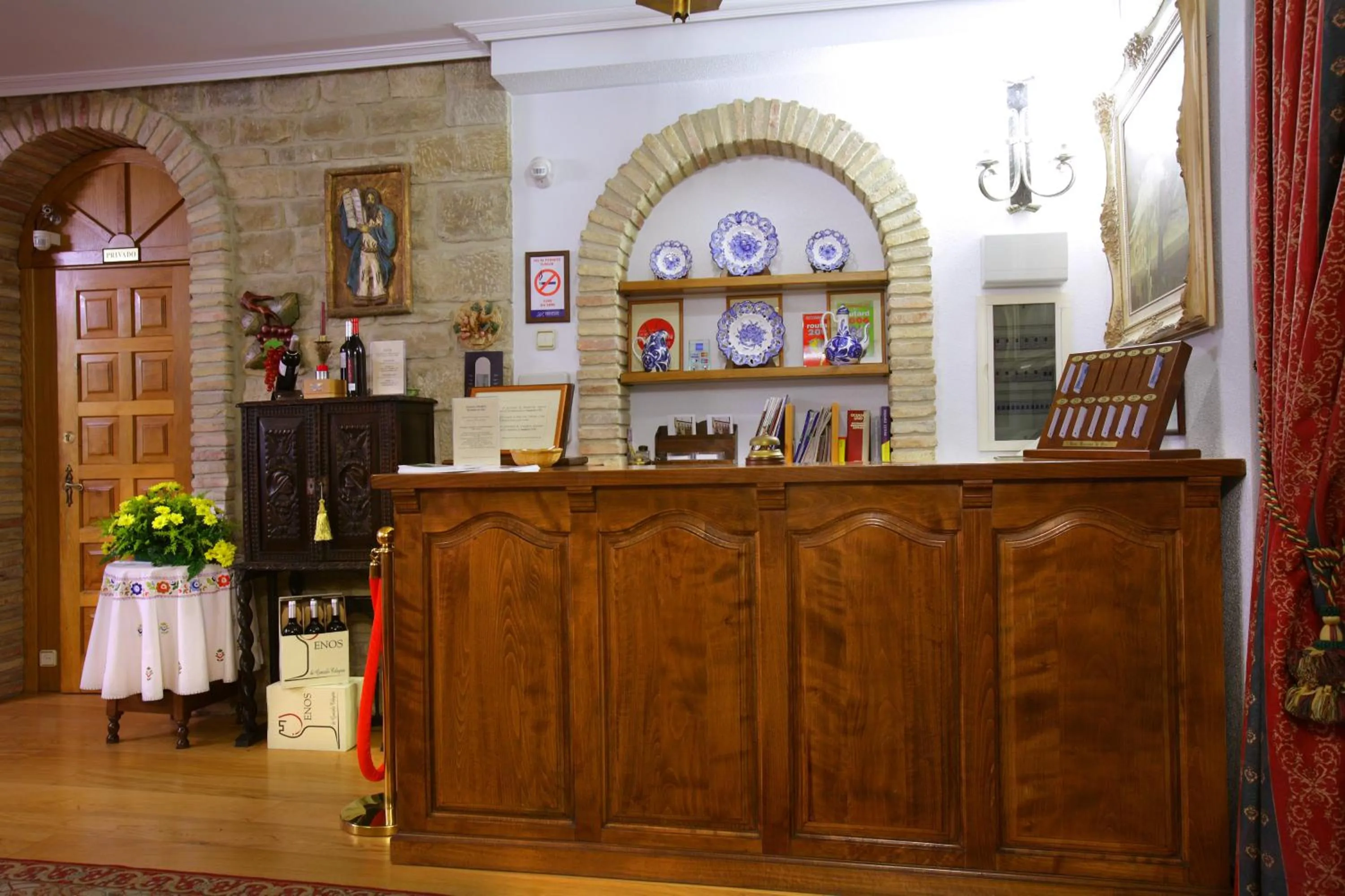 Lobby or reception in Hotel Merindad de Olite
