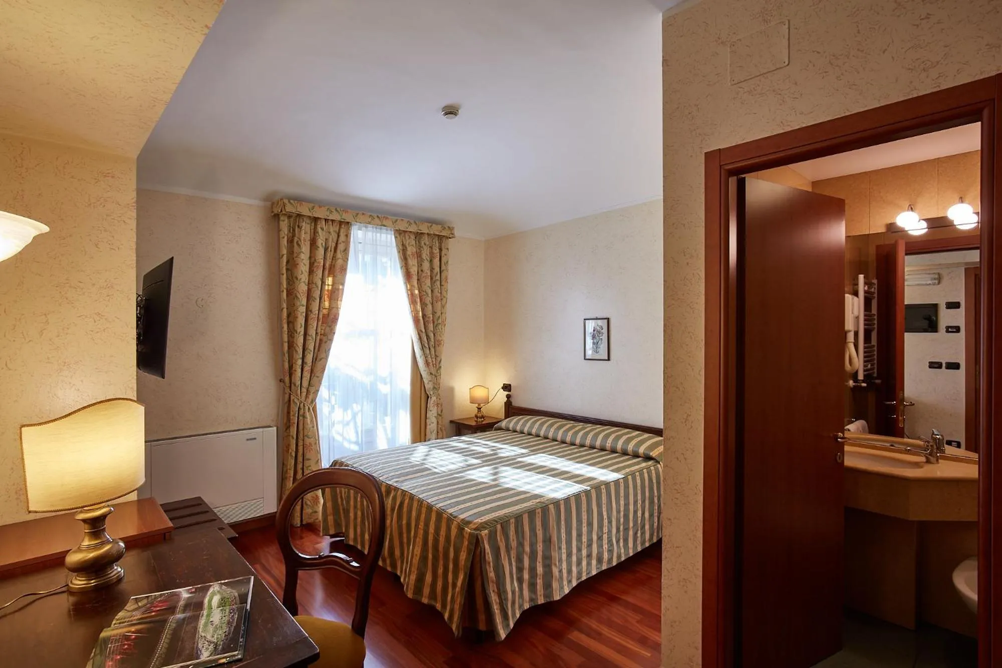 Bed in Liberty Hotel