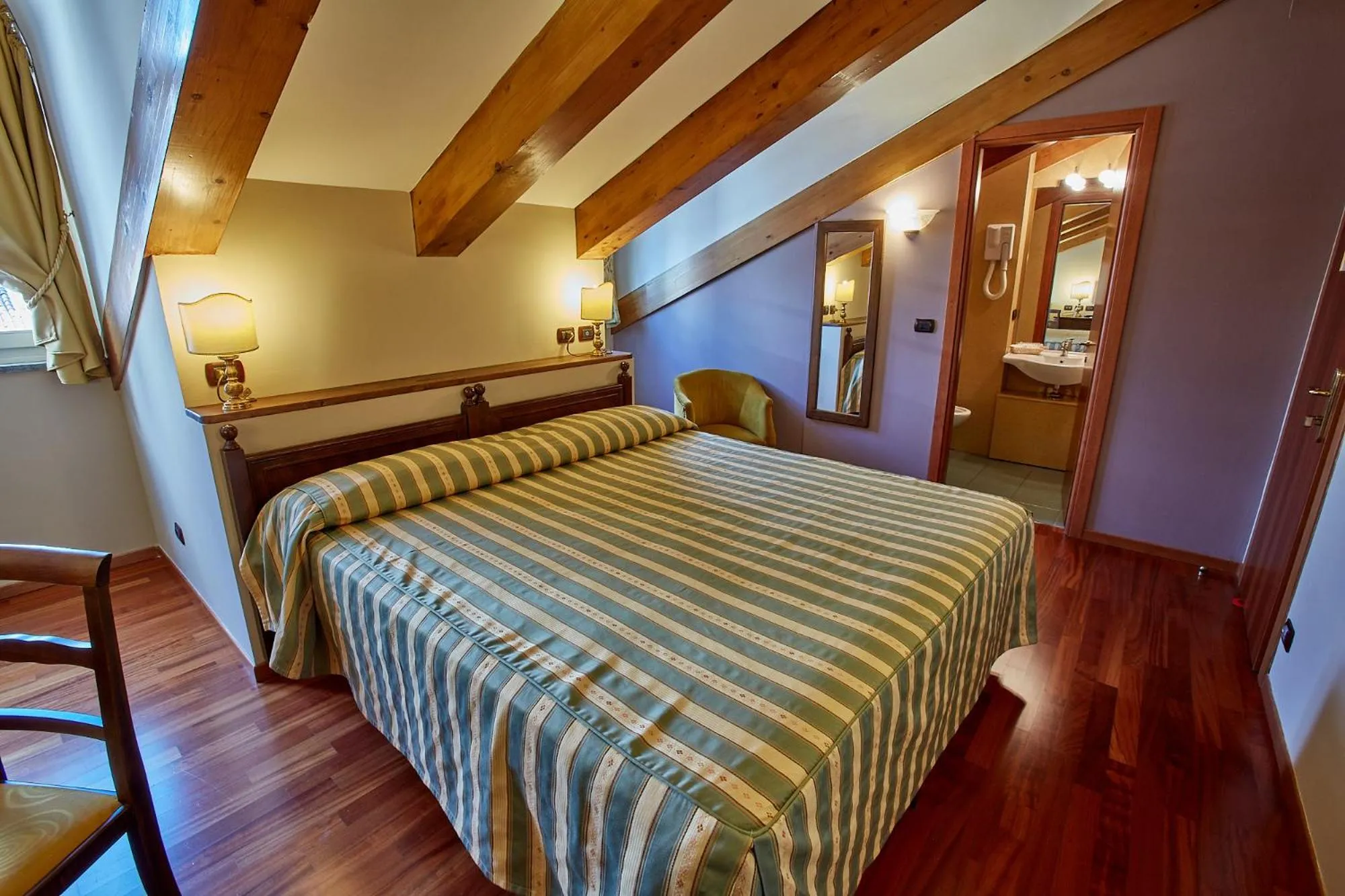 Bed in Liberty Hotel