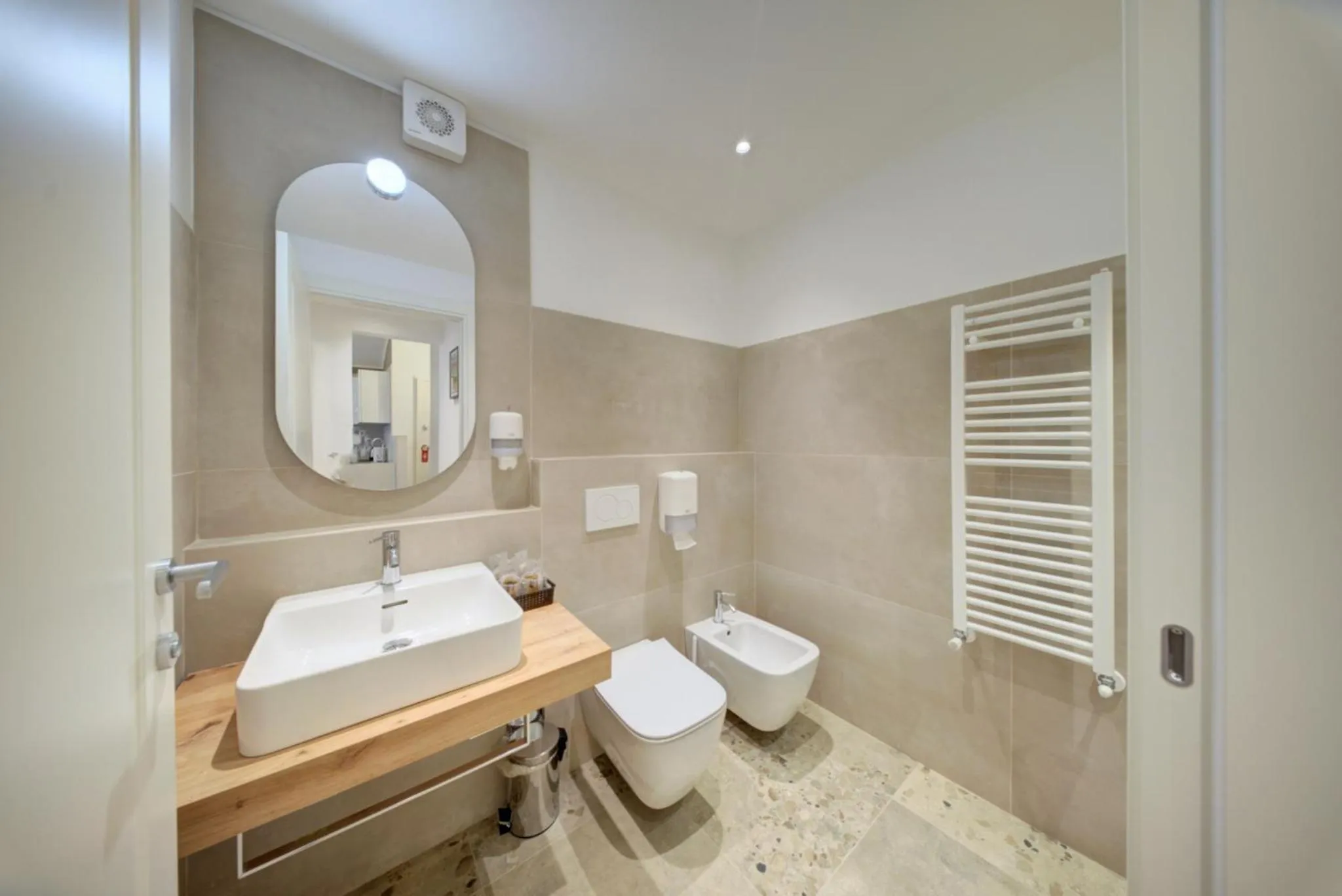 Shower in Liberty Hotel