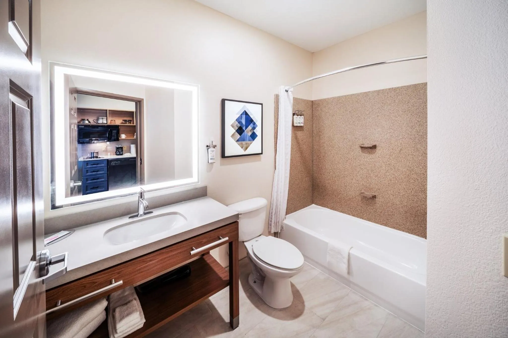 Bathroom in Candlewood Suites Georgetown by IHG