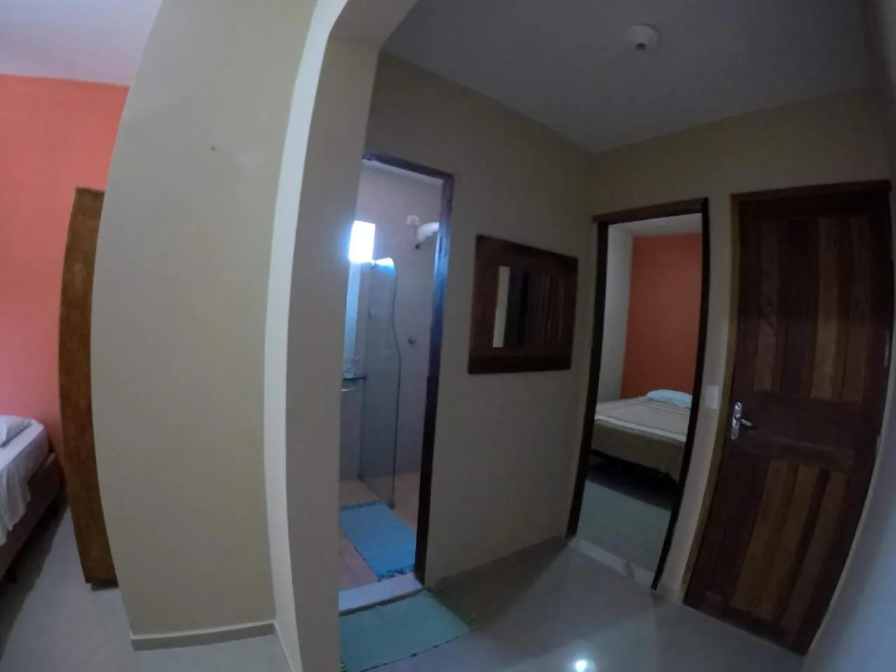 Bed in Pousada Velosmar