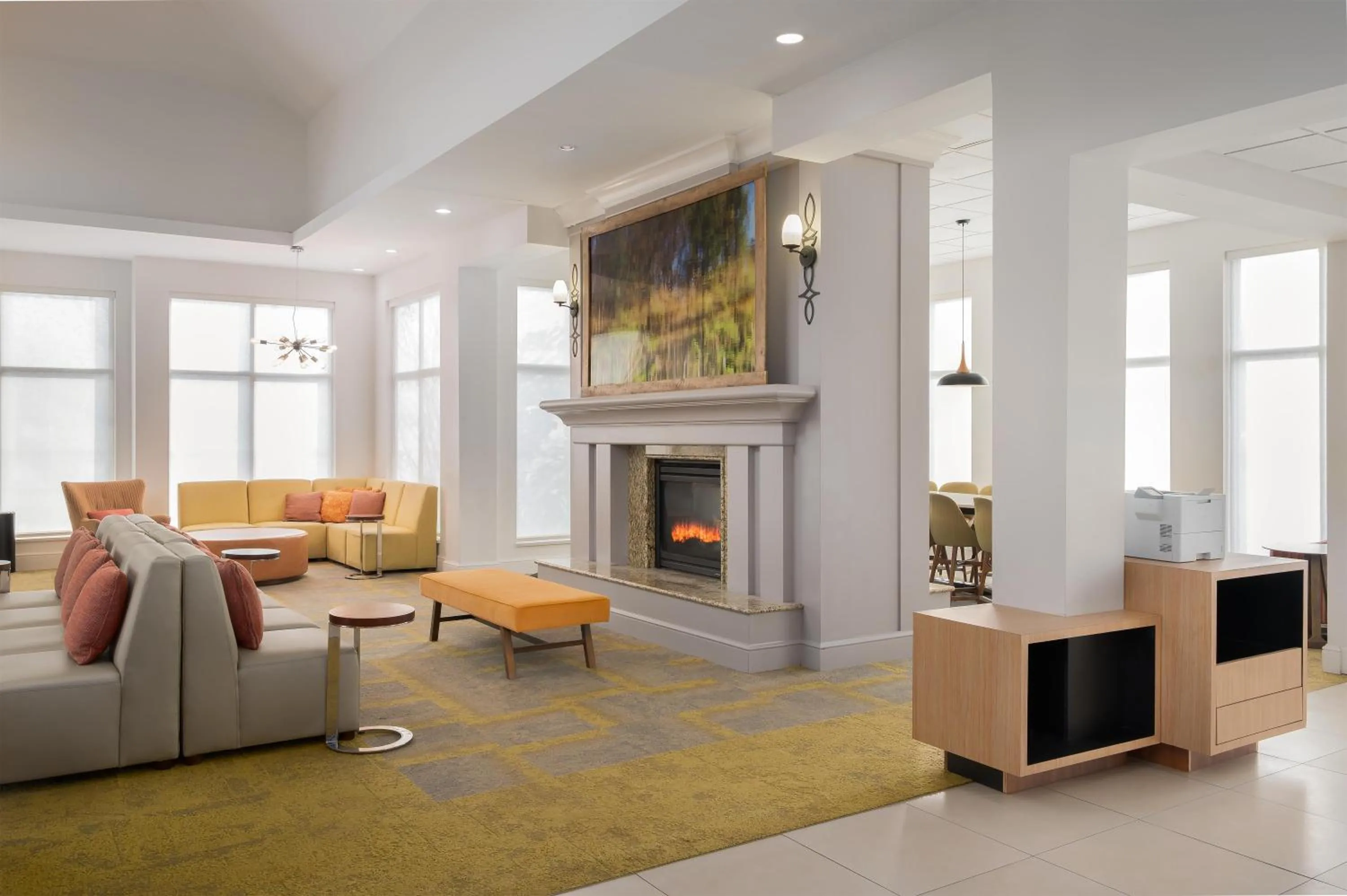 Lobby or reception in Hilton Garden Inn Morgantown