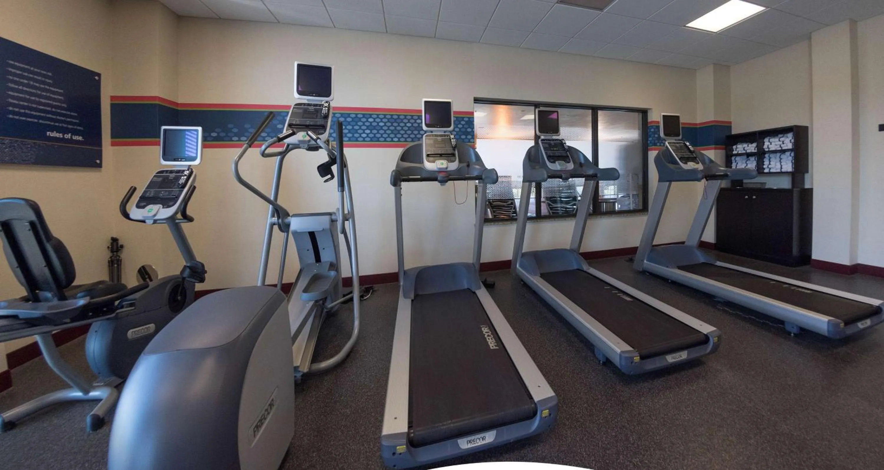 Fitness centre/facilities in Hampton Inn and Suites Woodstock, Virginia